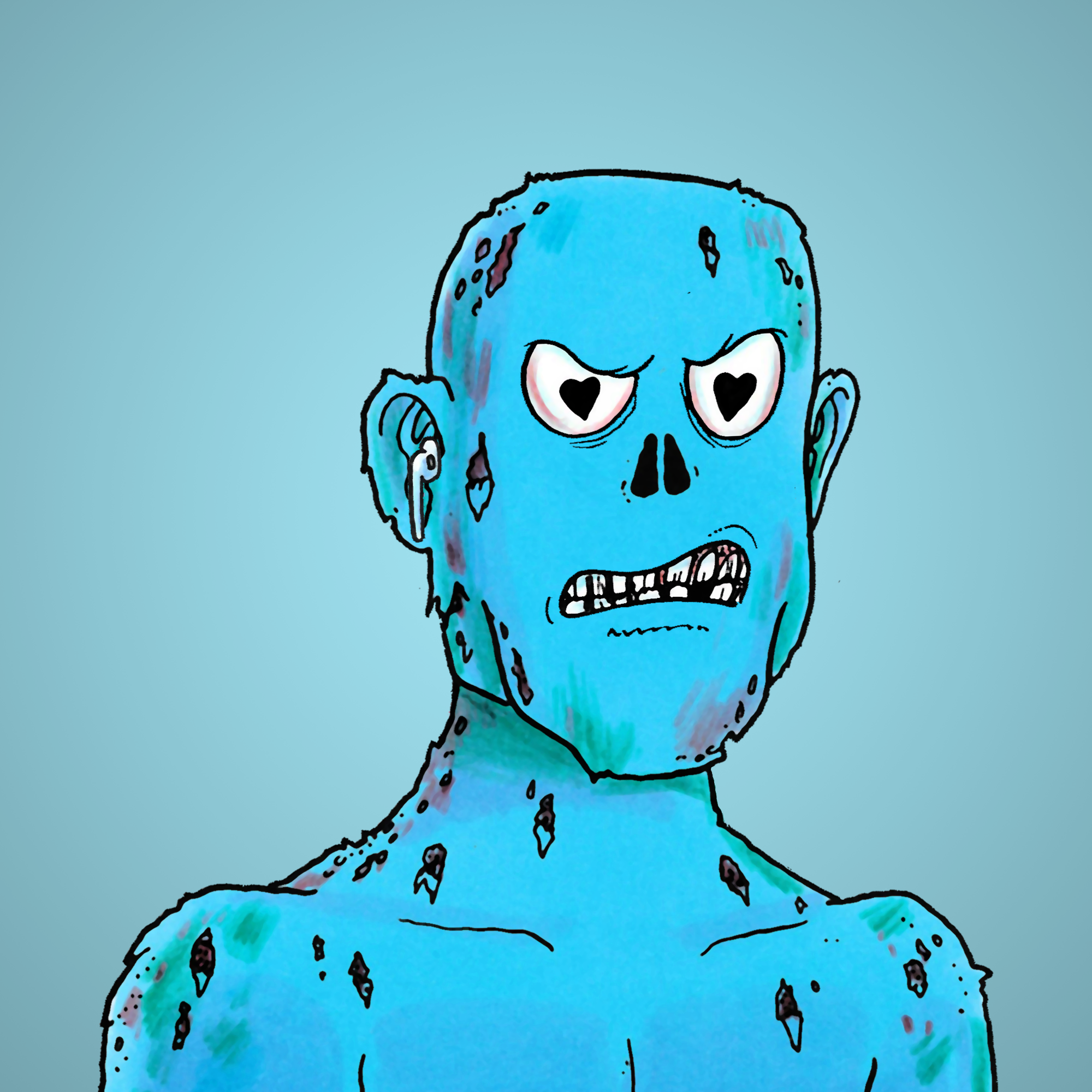 George Trosley - Jungle Freaks - Jungle Freak 7631 - NFT # 7631