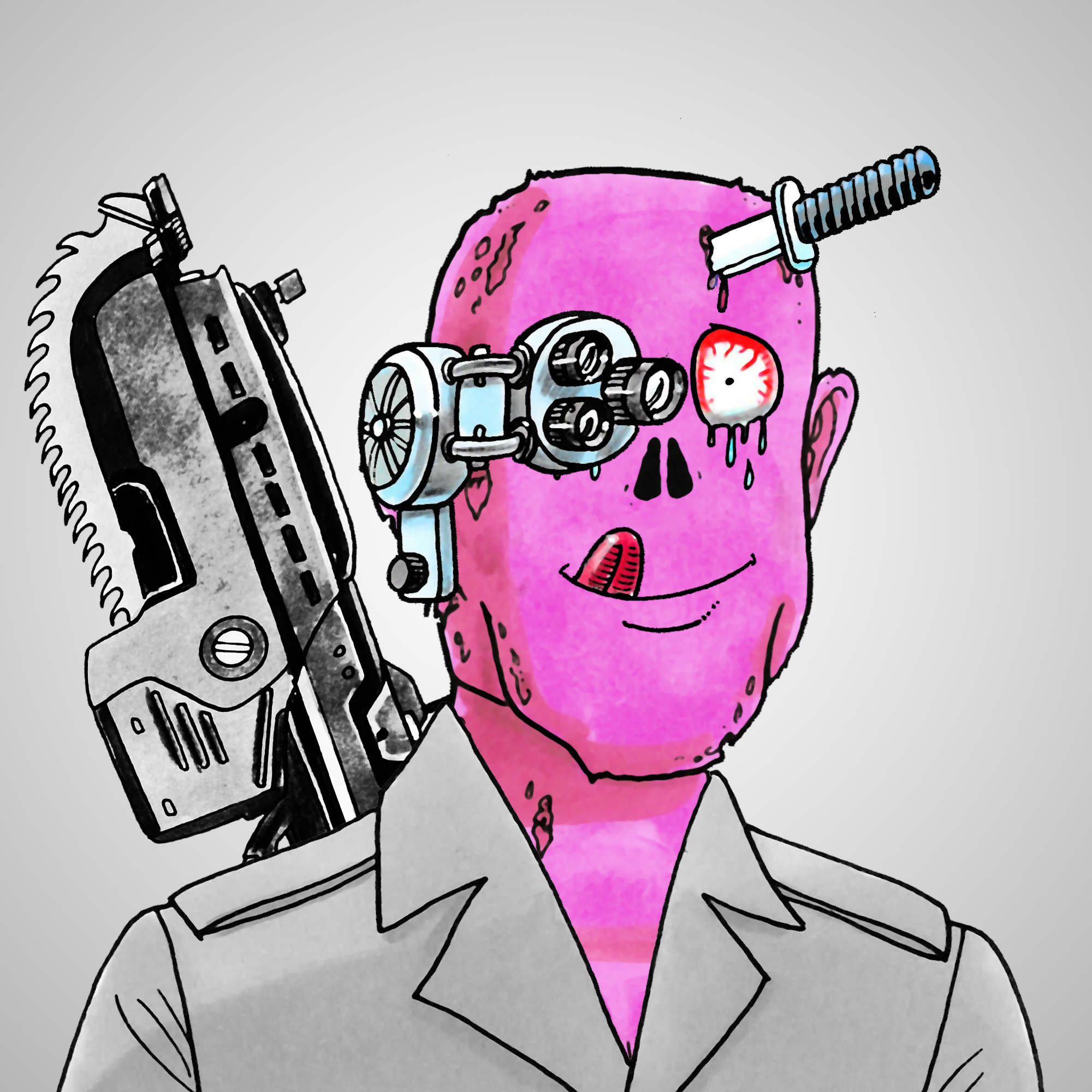 George Trosley - Jungle Freaks - Jungle Freak 7638 - NFT # 7638