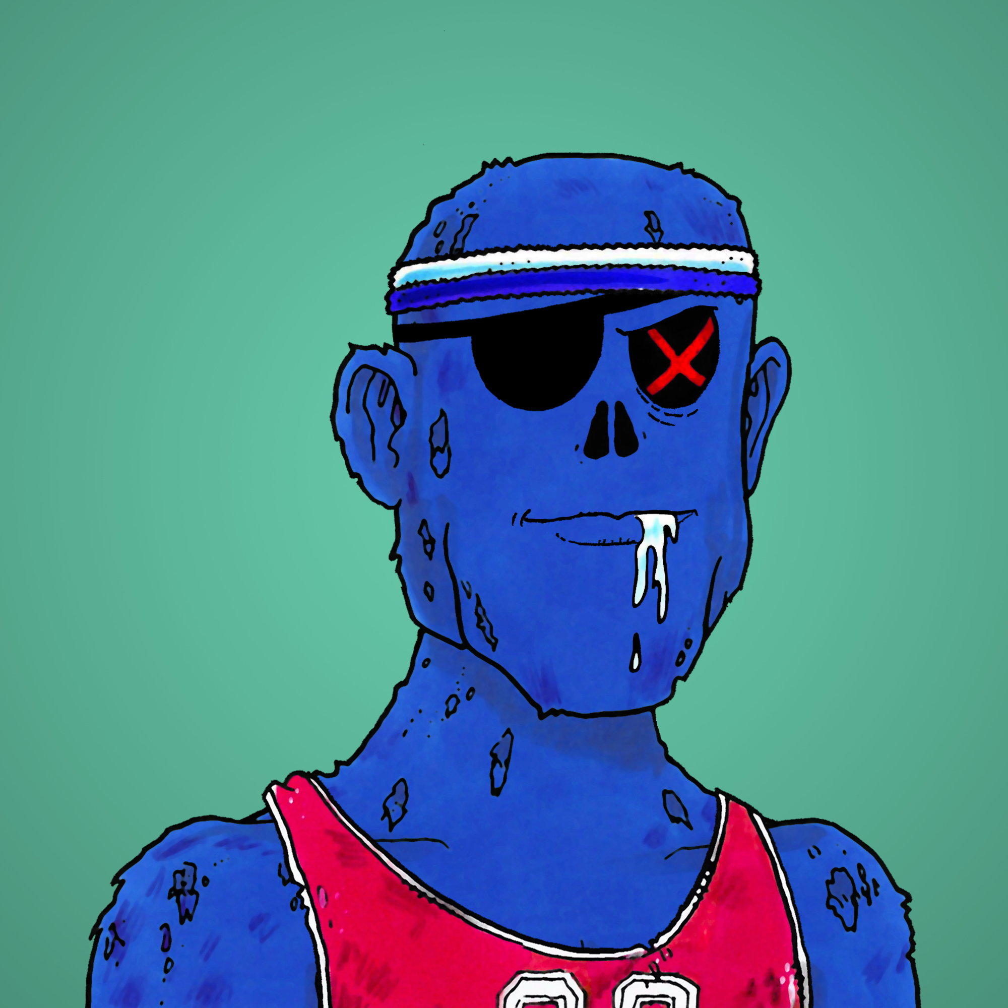 George Trosley - Jungle Freaks - Jungle Freak 7648 - NFT # 7648