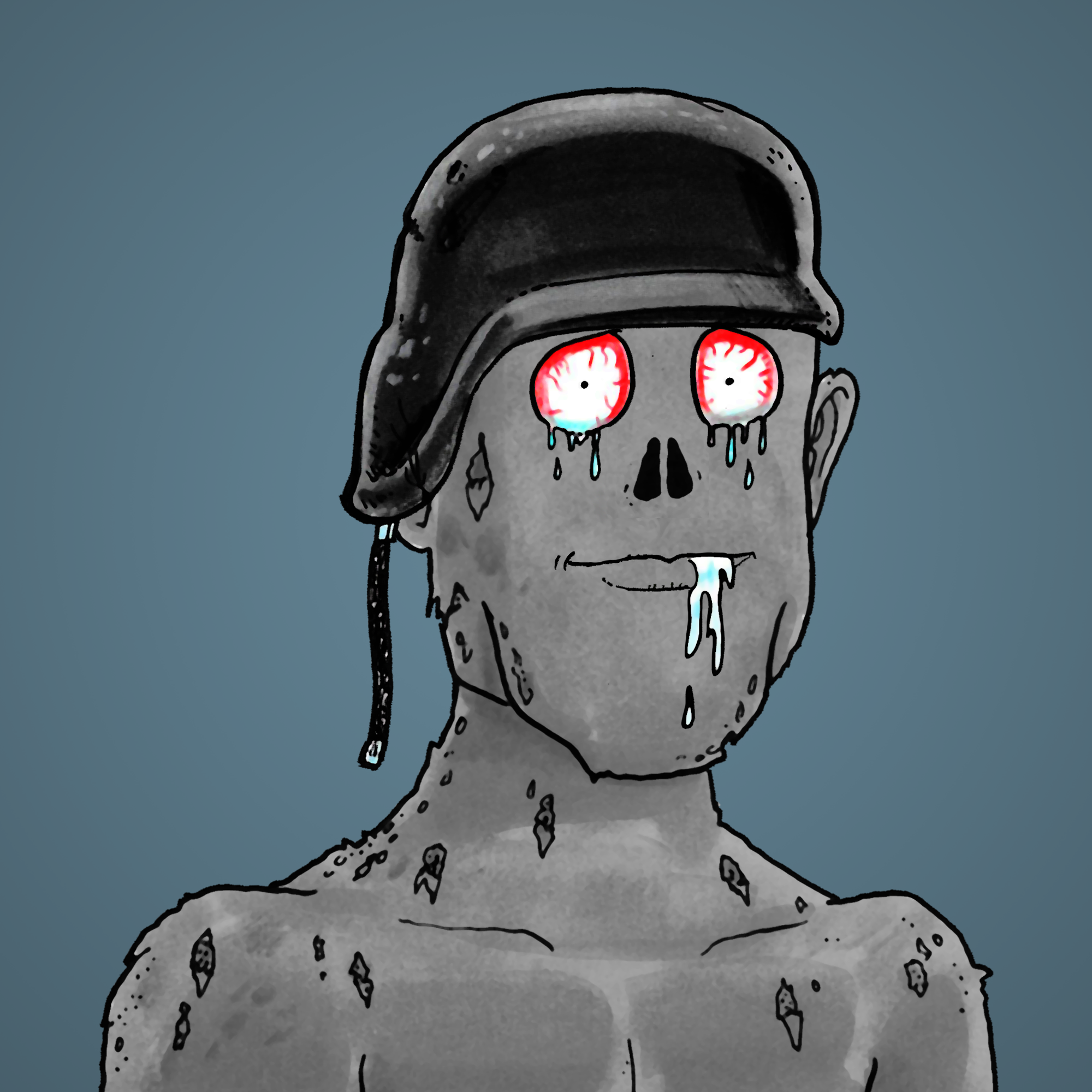 George Trosley - Jungle Freaks - Jungle Freak 7654 - NFT # 7654