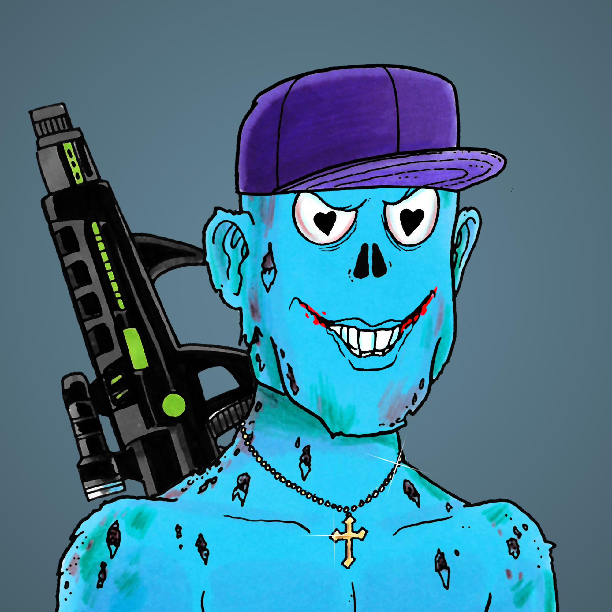 George Trosley - Jungle Freaks - Jungle Freak 766 - NFT # 766