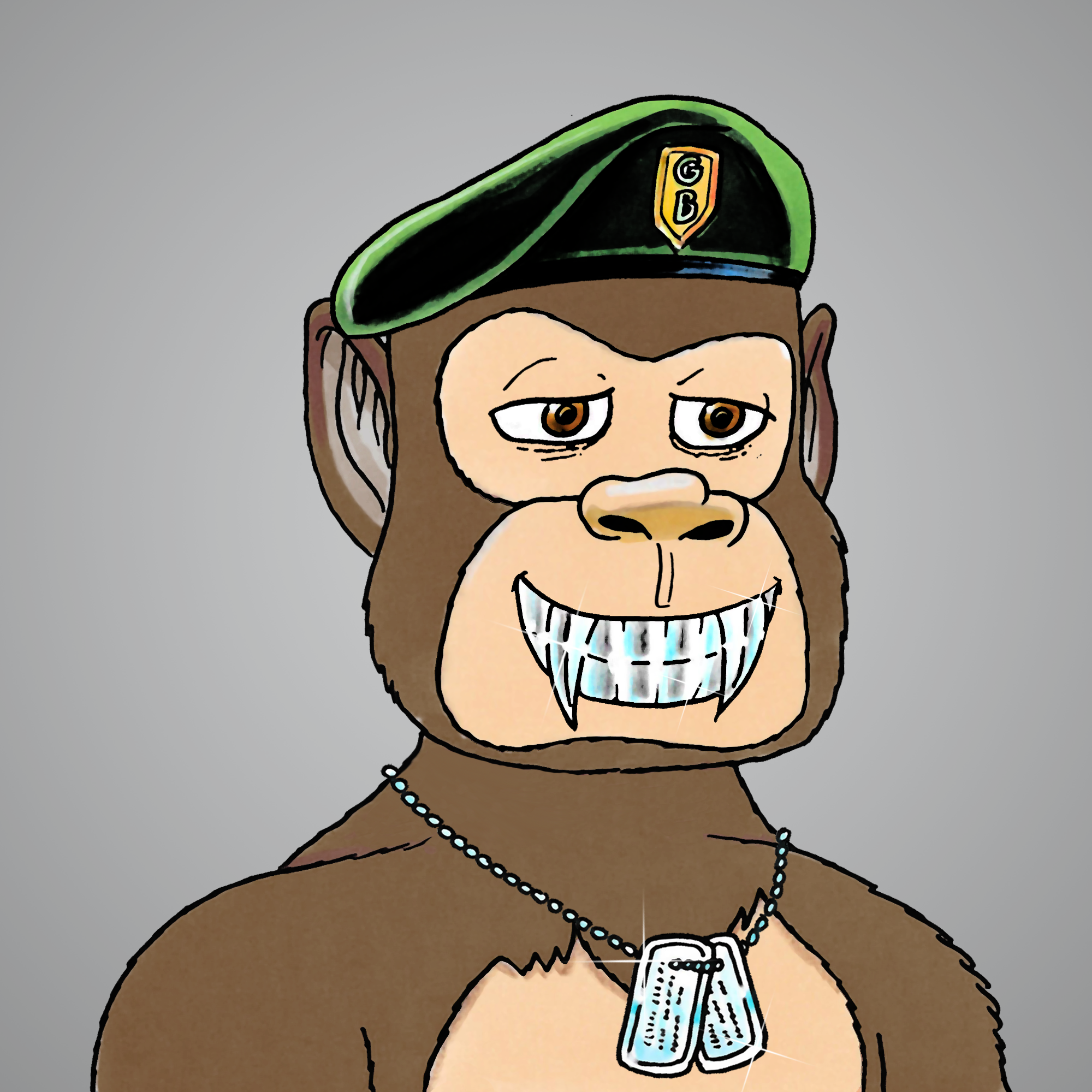 George Trosley - Jungle Freaks - Jungle Freak 7666 - NFT # 7666