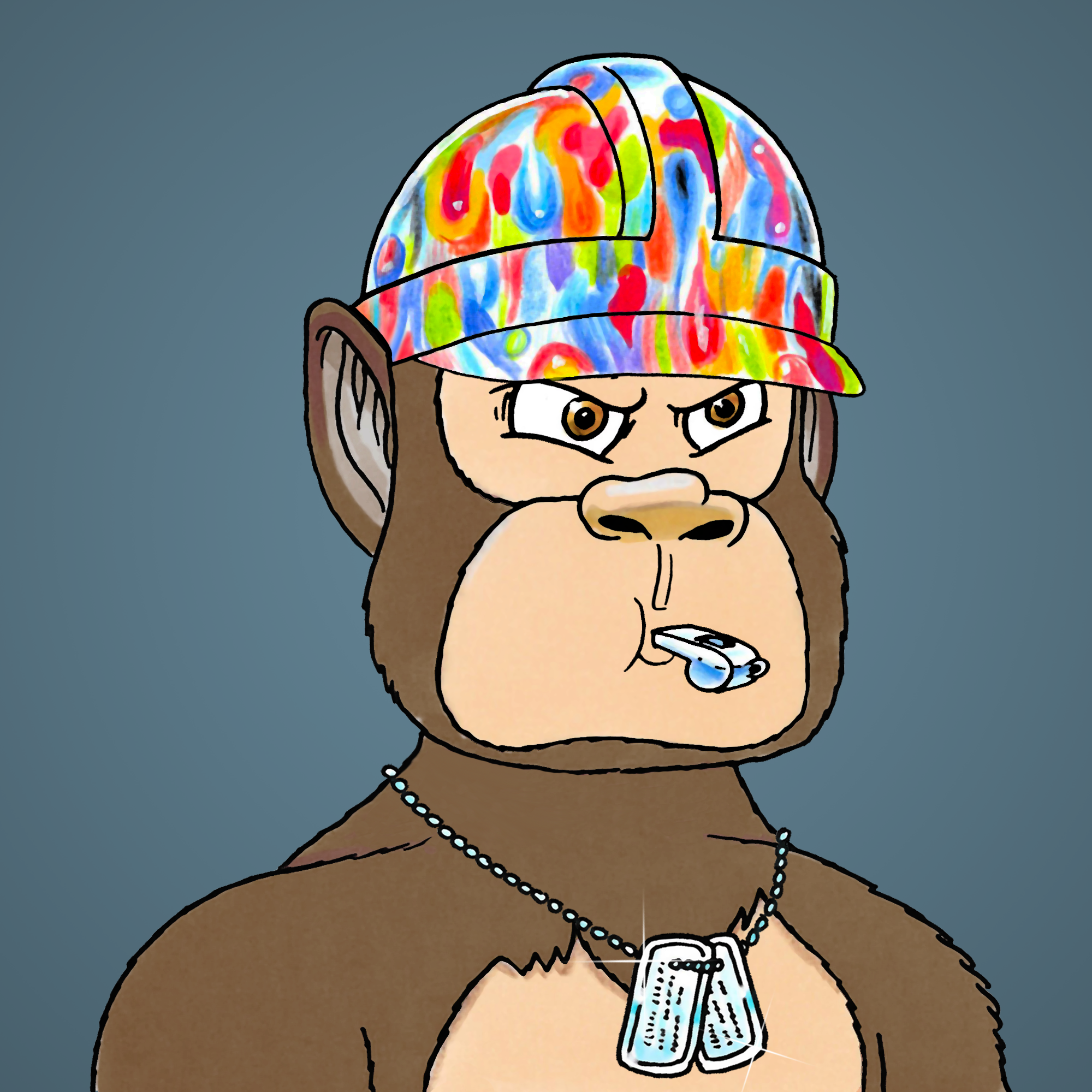 George Trosley - Jungle Freaks - Jungle Freak 7674 - NFT # 7674