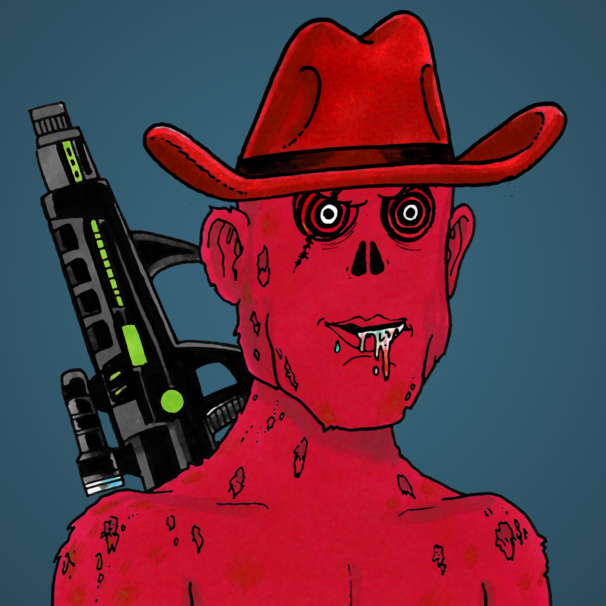 George Trosley - Jungle Freaks - Jungle Freak 7679 - NFT # 7679