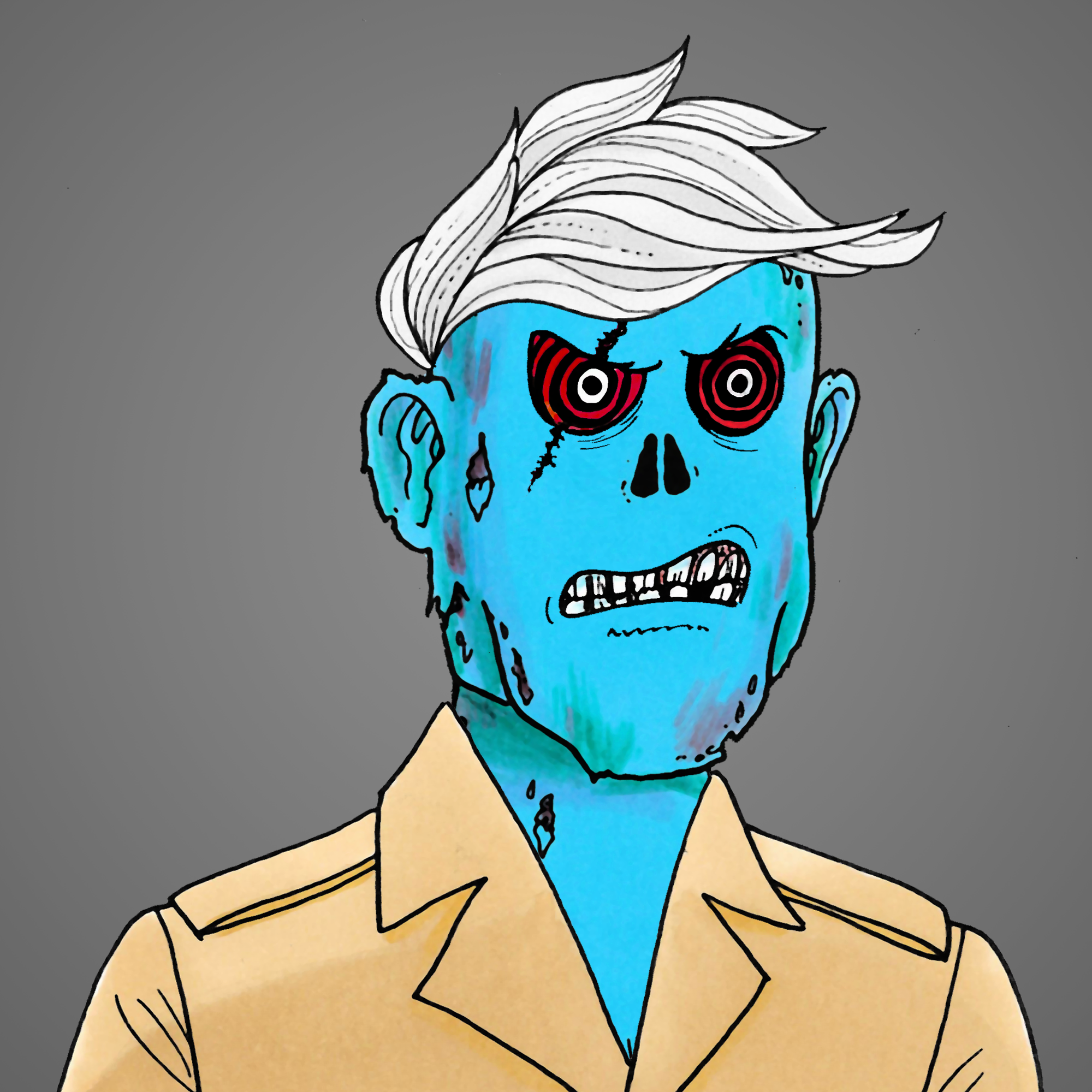 George Trosley - Jungle Freaks - Jungle Freak 768 - NFT # 768