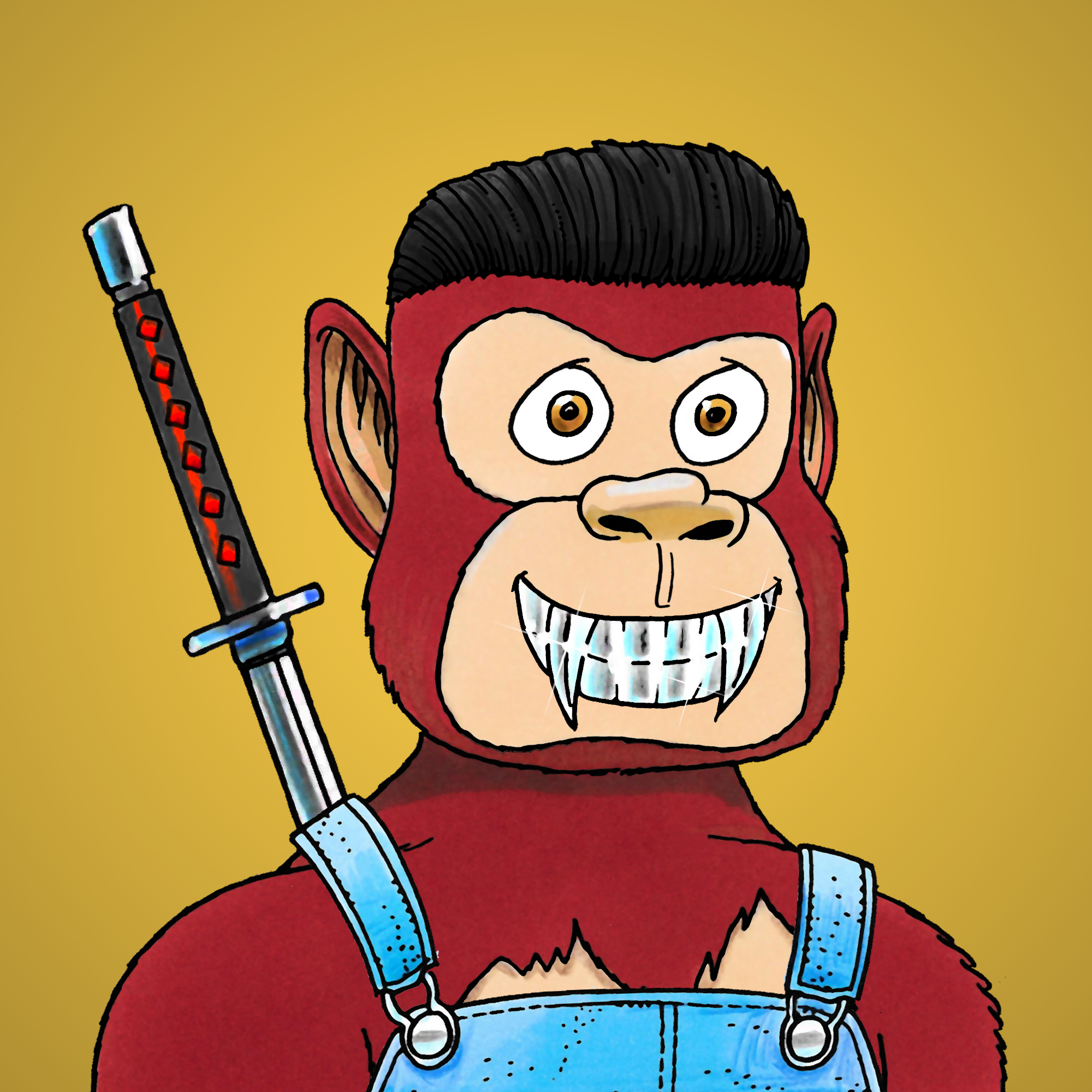 George Trosley - Jungle Freaks - Jungle Freak 7689 - NFT # 7689