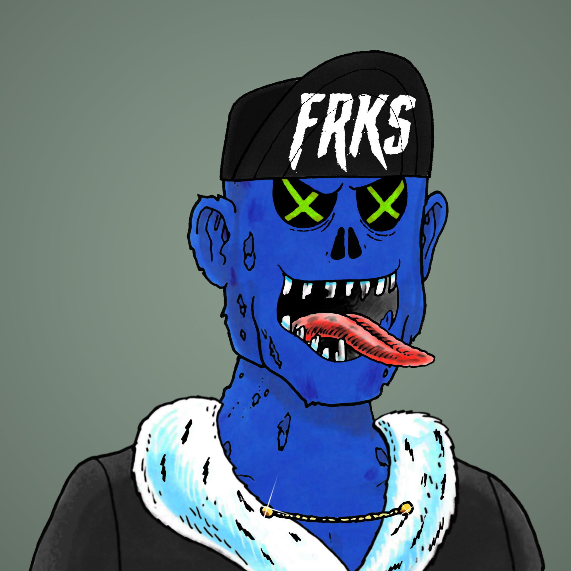 George Trosley - Jungle Freaks - Jungle Freak 7696 - NFT # 7696