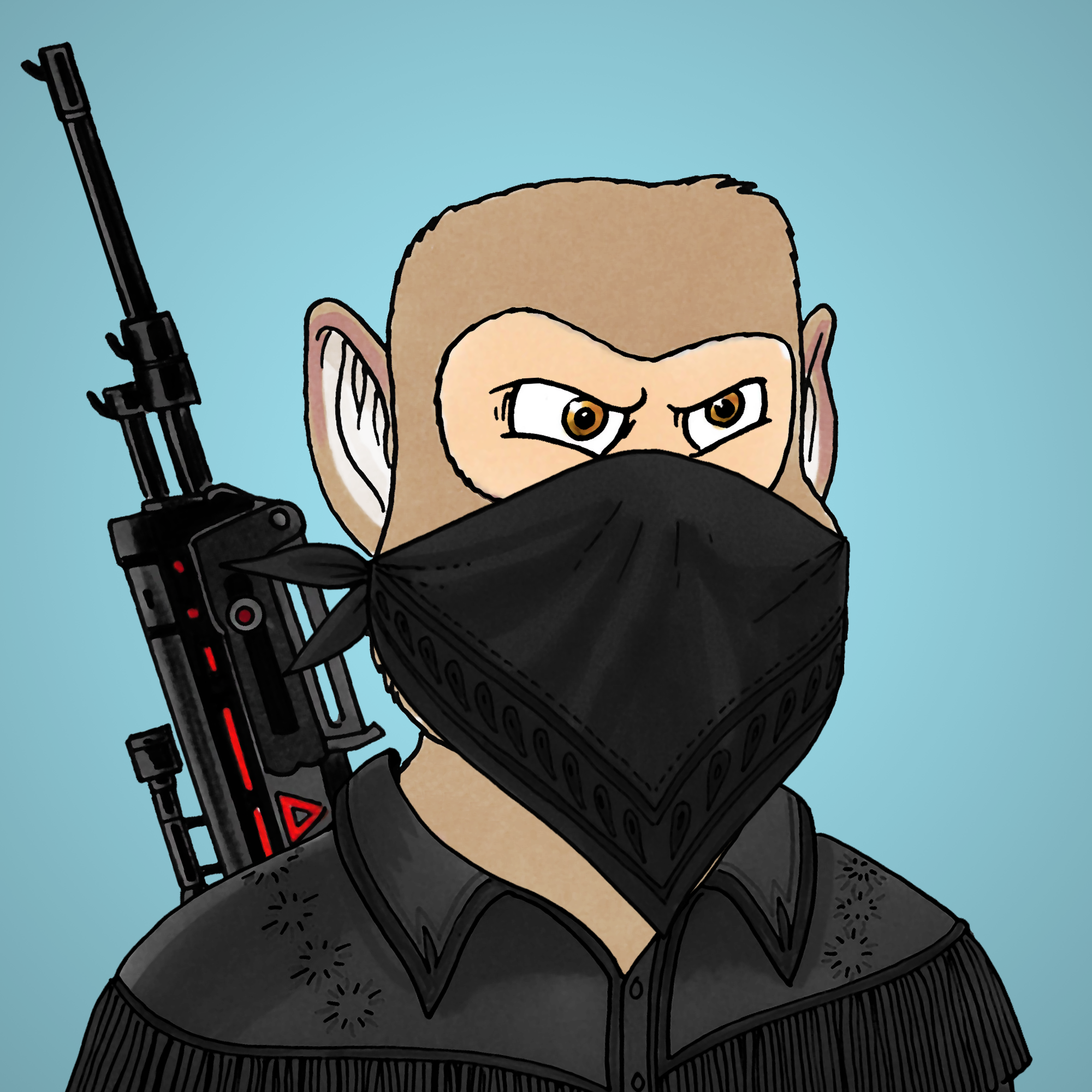 George Trosley - Jungle Freaks - Jungle Freak 7704 - NFT # 7704