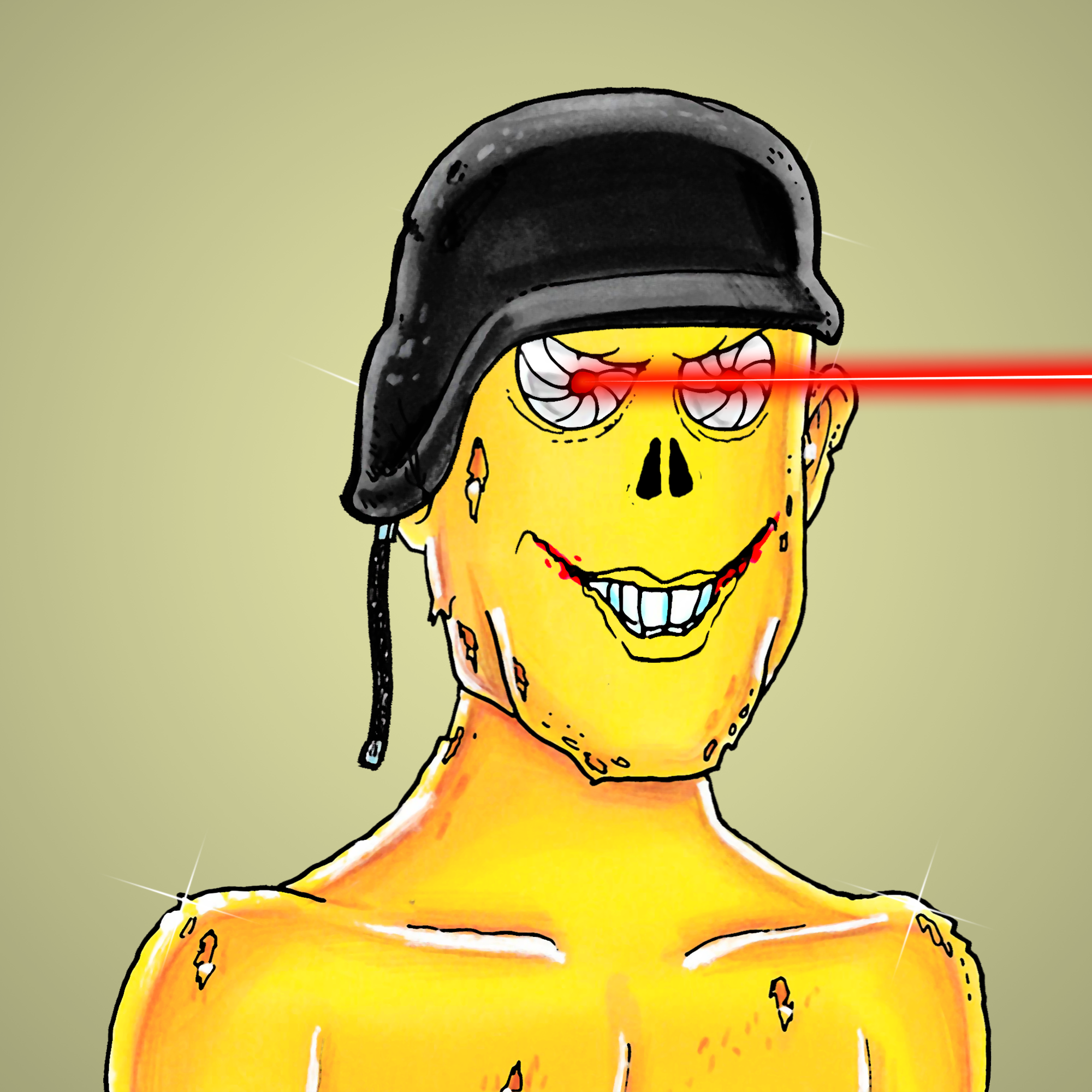 George Trosley - Jungle Freaks - Jungle Freak 7706 - NFT # 7706