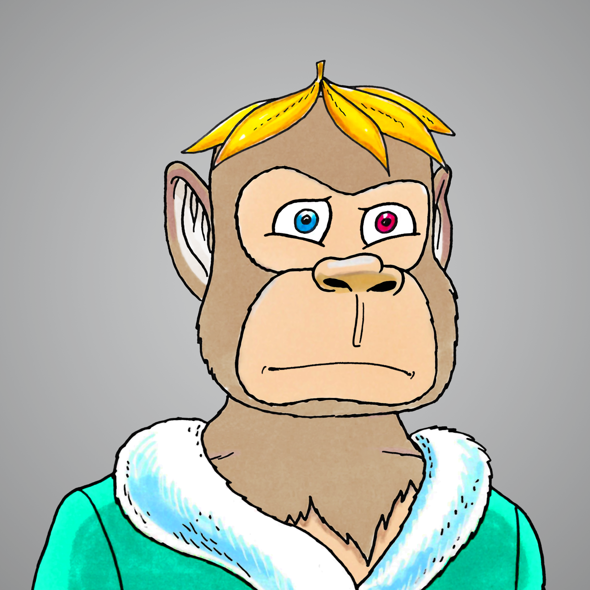 George Trosley - Jungle Freaks - Jungle Freak 7712 - NFT # 7712