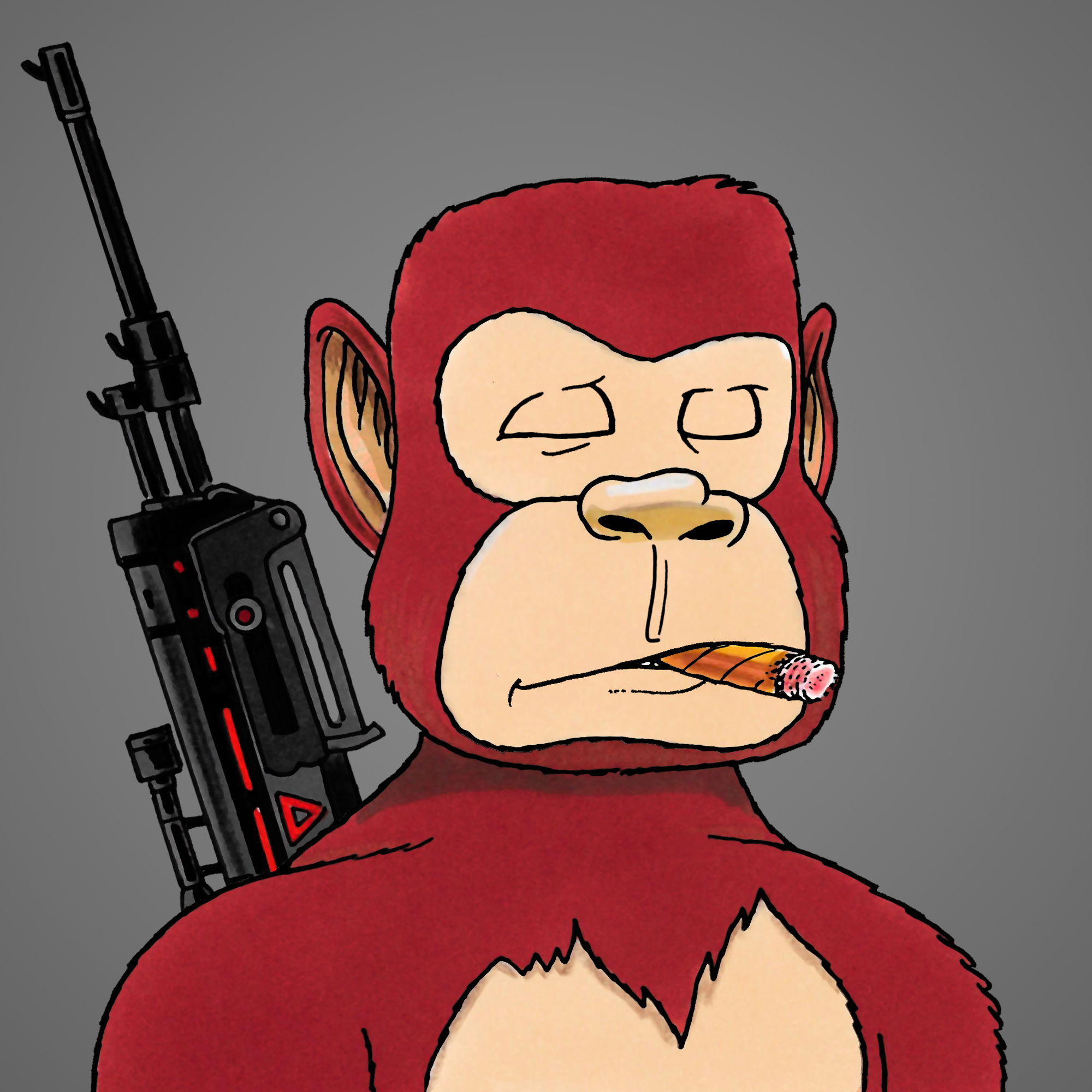 George Trosley - Jungle Freaks - Jungle Freak 7715 - NFT # 7715