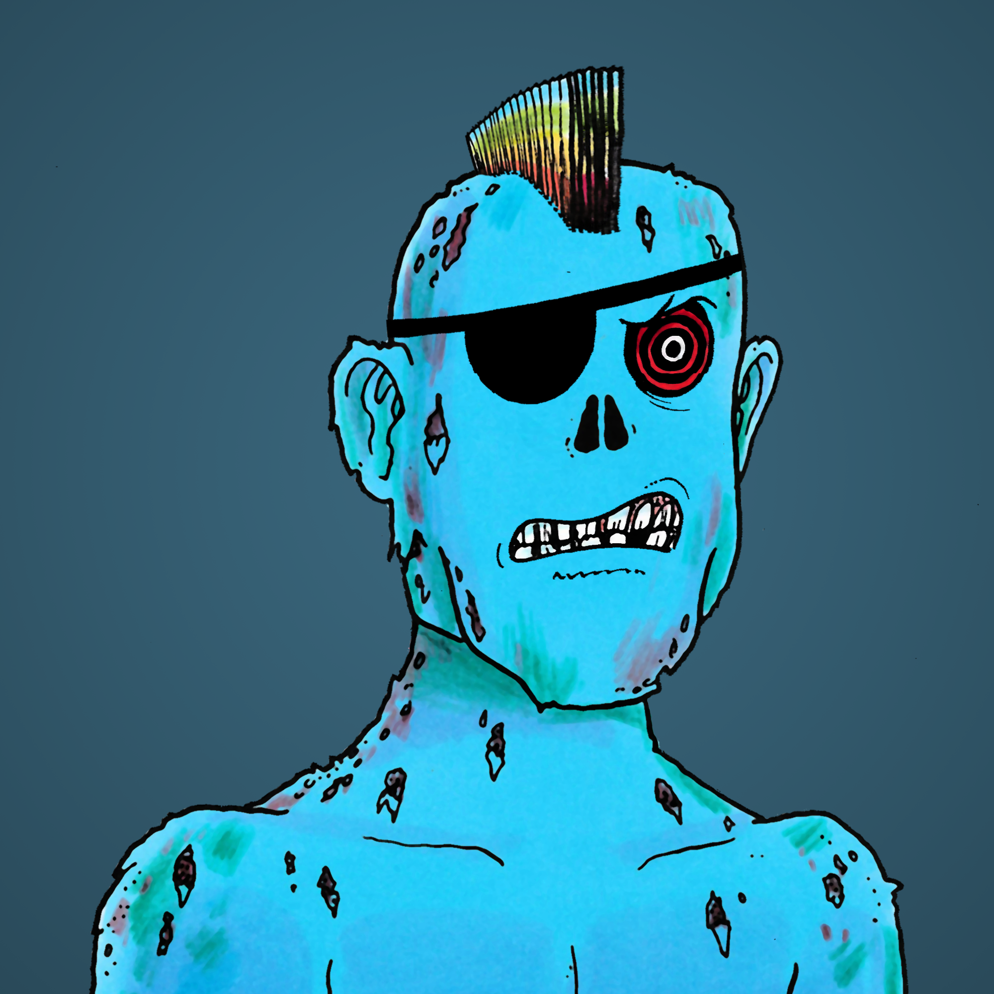 George Trosley - Jungle Freaks - Jungle Freak 772 - NFT # 772