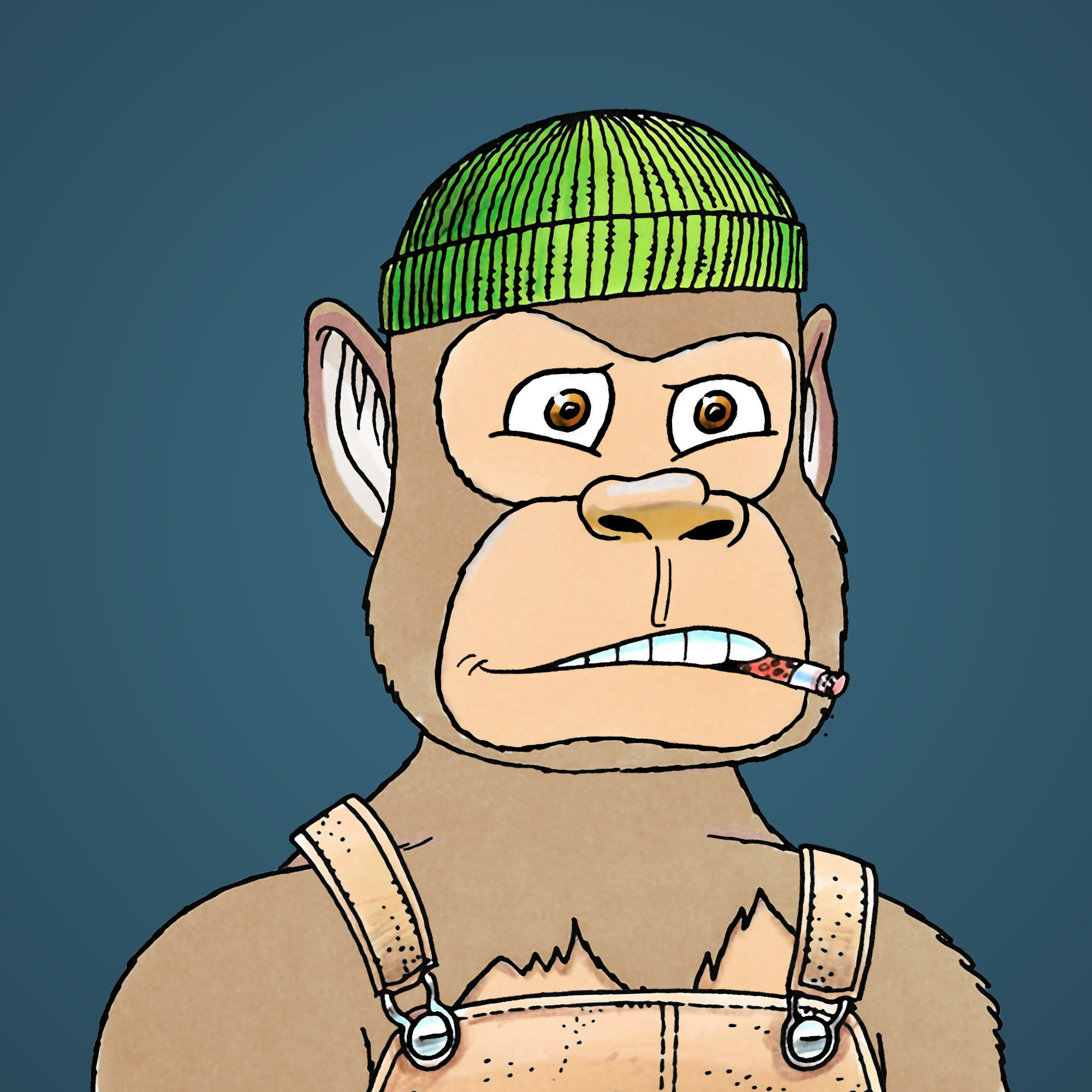 George Trosley - Jungle Freaks - Jungle Freak 7728 - NFT # 7728