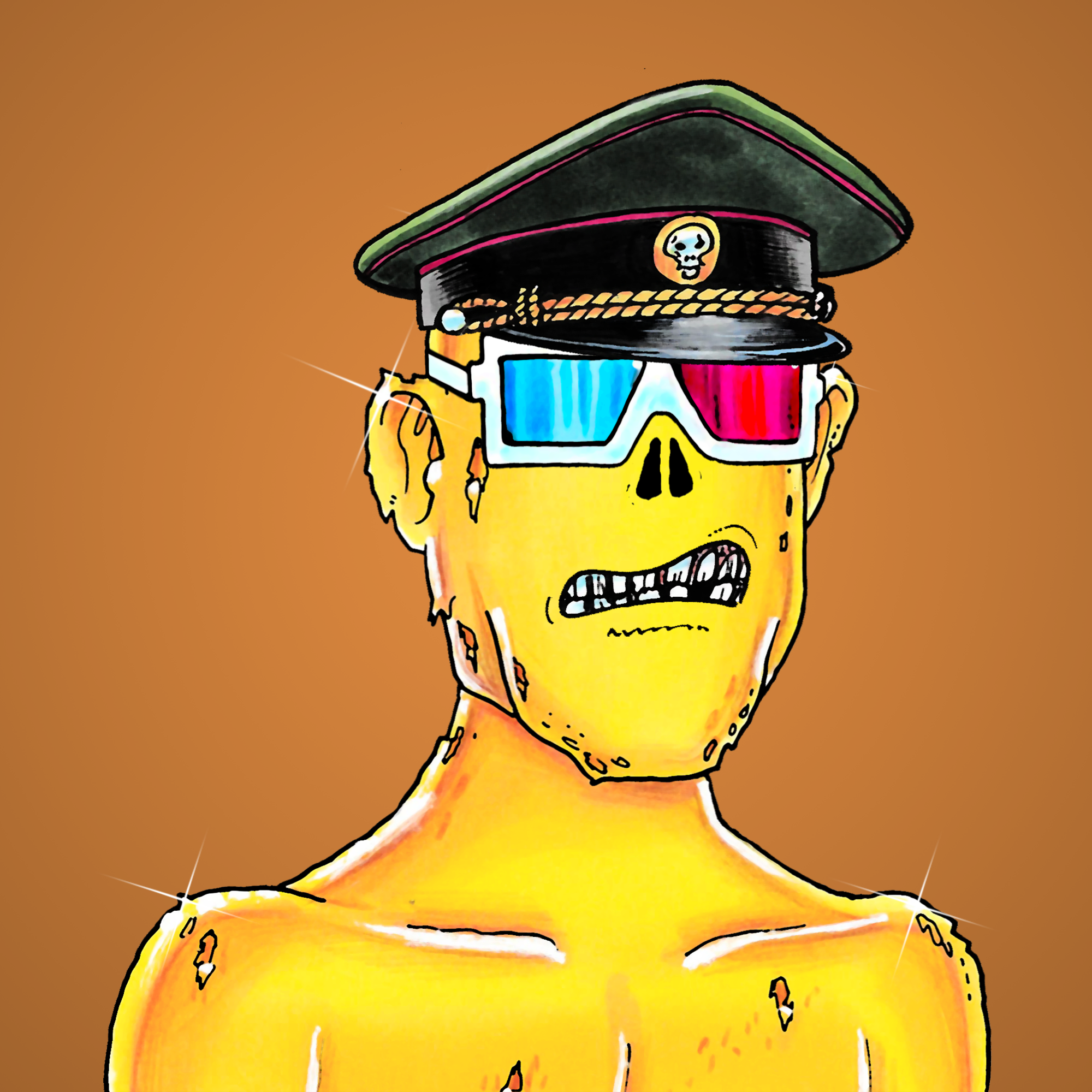 George Trosley - Jungle Freaks - Jungle Freak 7733 - NFT # 7733