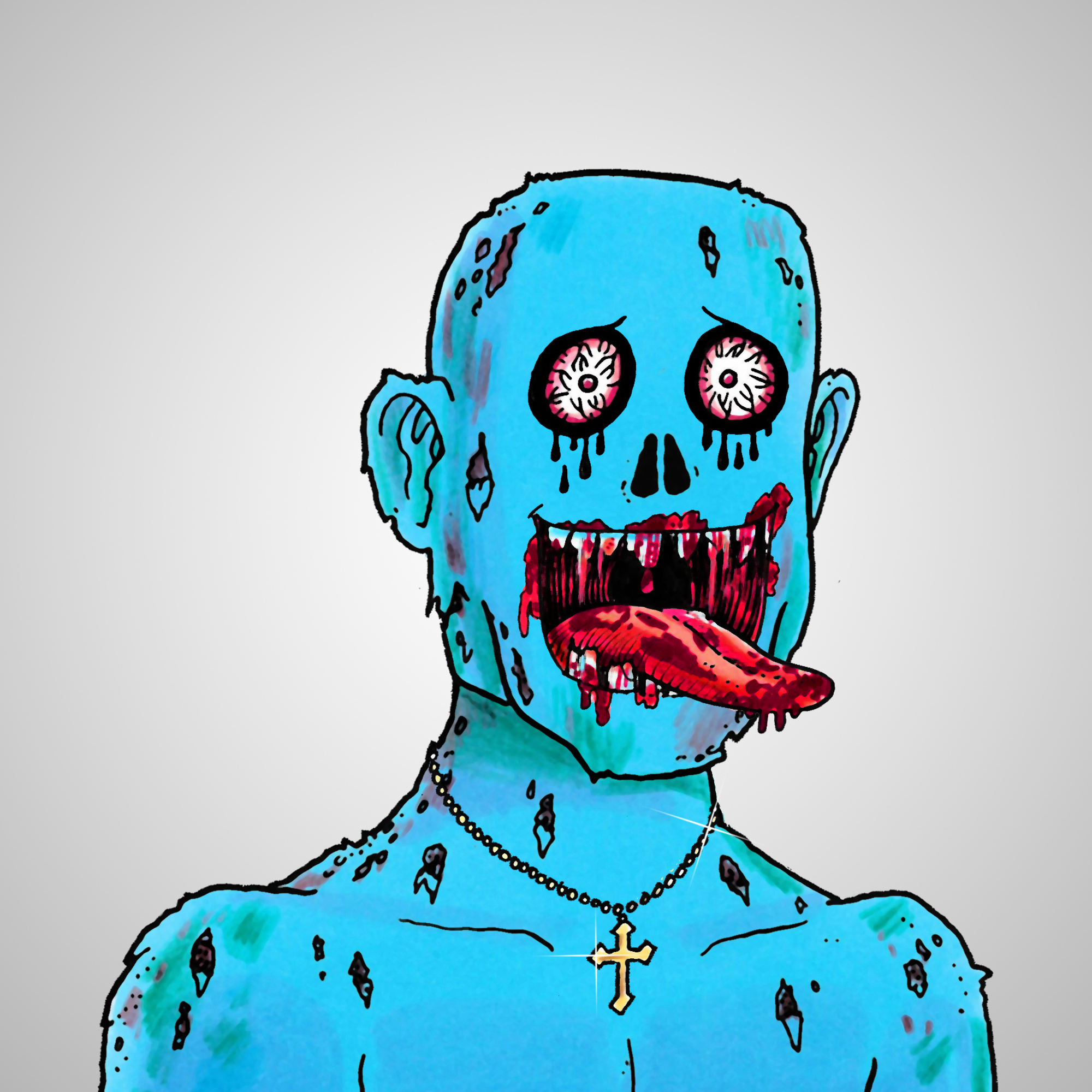 George Trosley - Jungle Freaks - Jungle Freak 7734 - NFT # 7734