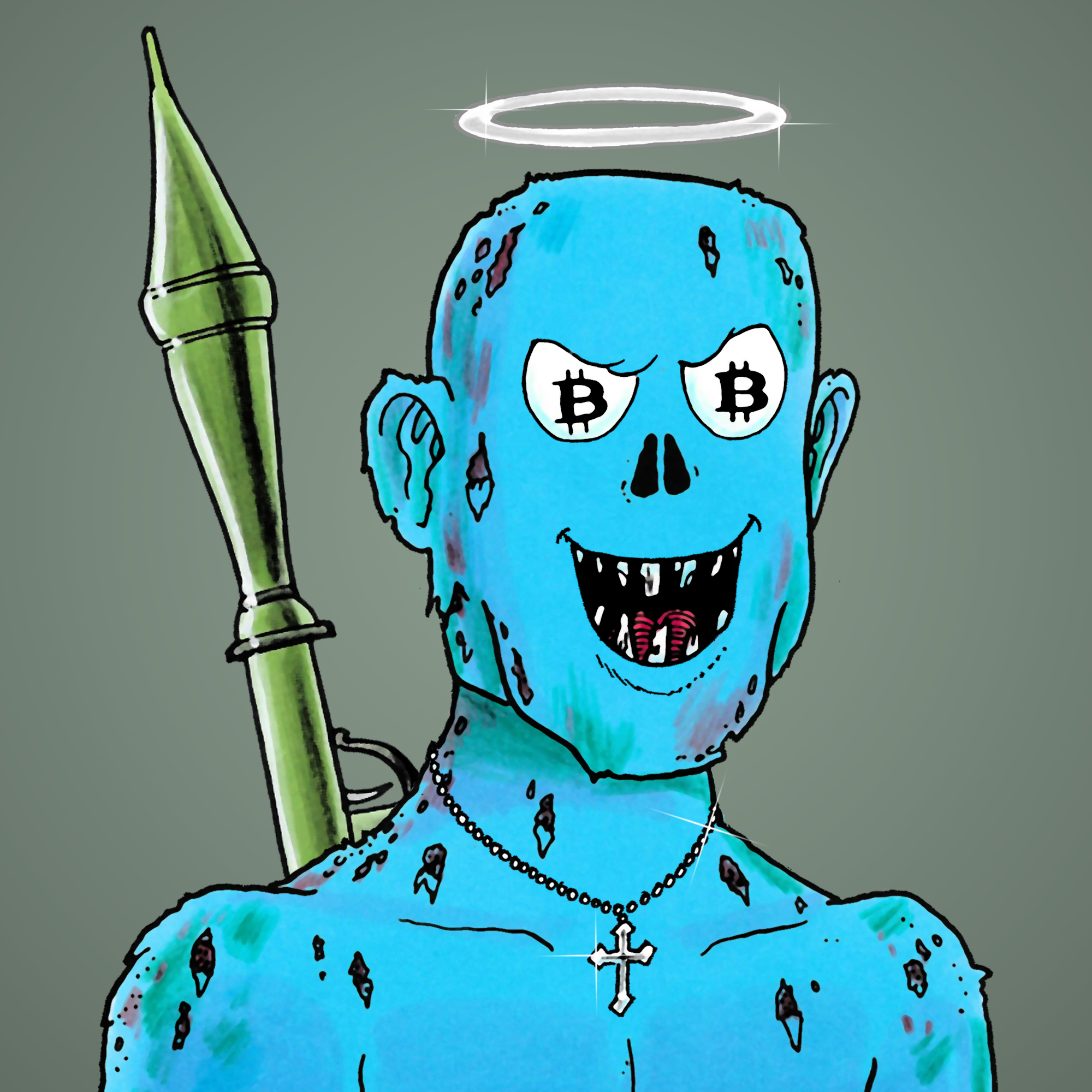 George Trosley - Jungle Freaks - Jungle Freak 7736 - NFT # 7736