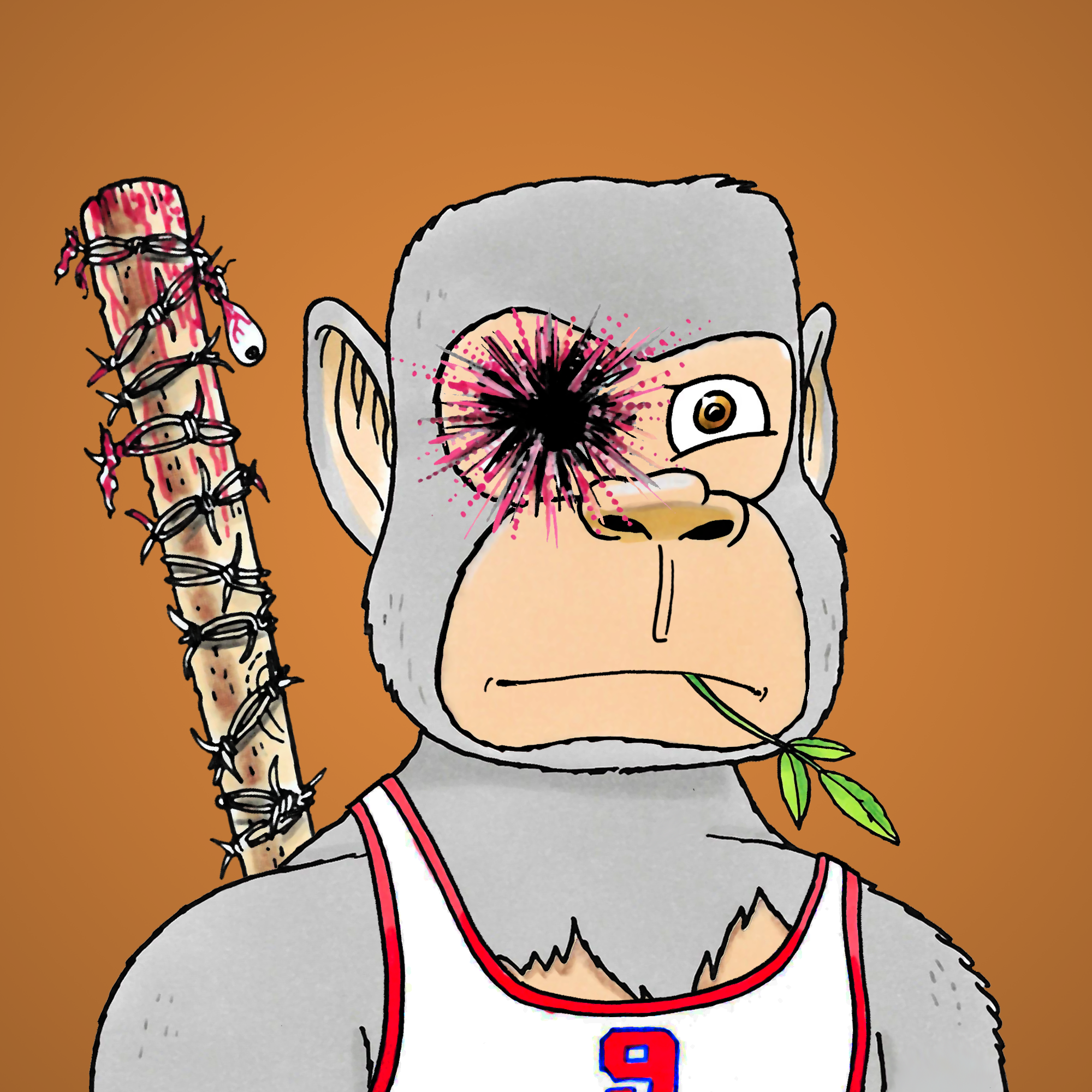 George Trosley - Jungle Freaks - Jungle Freak 7738 - NFT # 7738