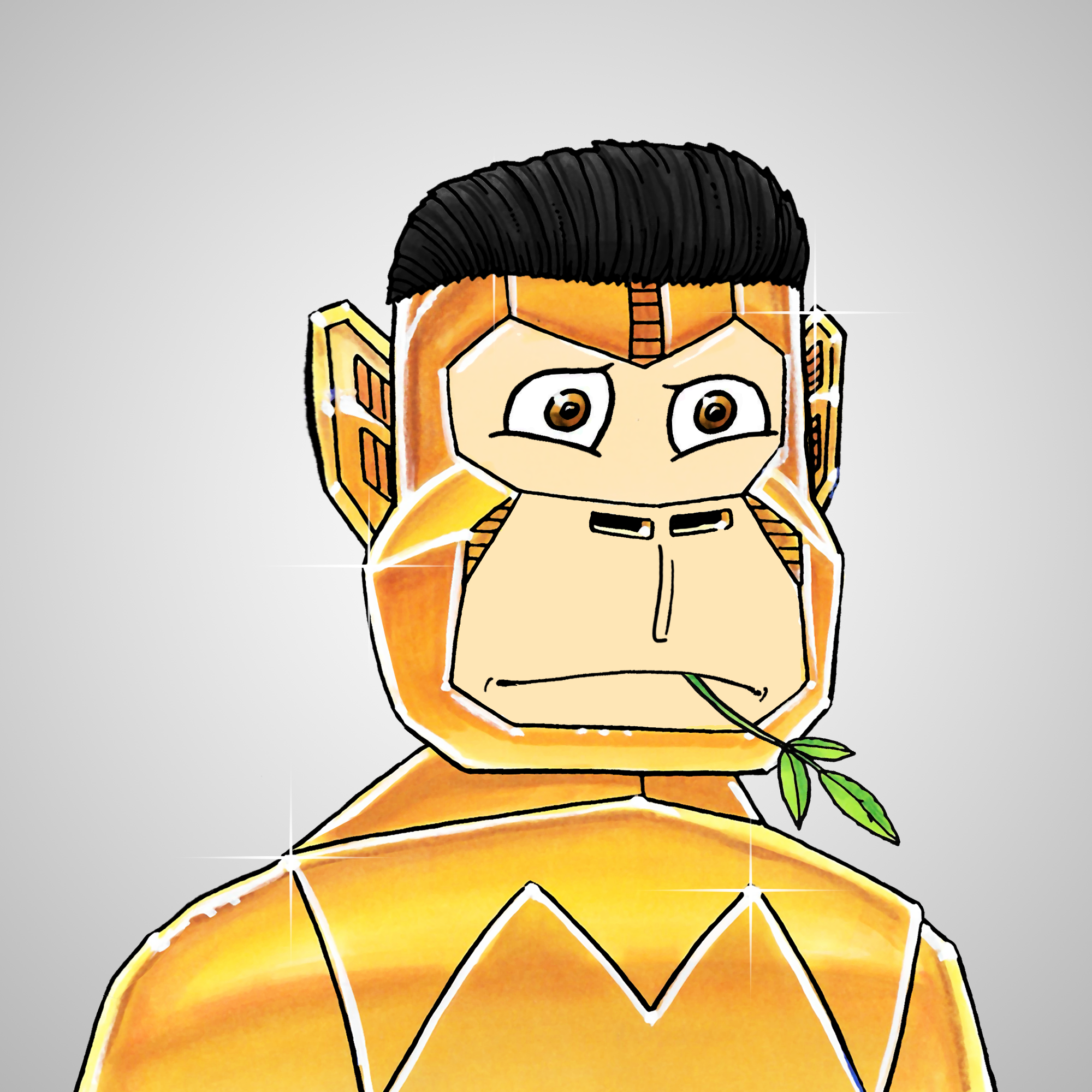 George Trosley - Jungle Freaks - Jungle Freak 7741 - NFT # 7741