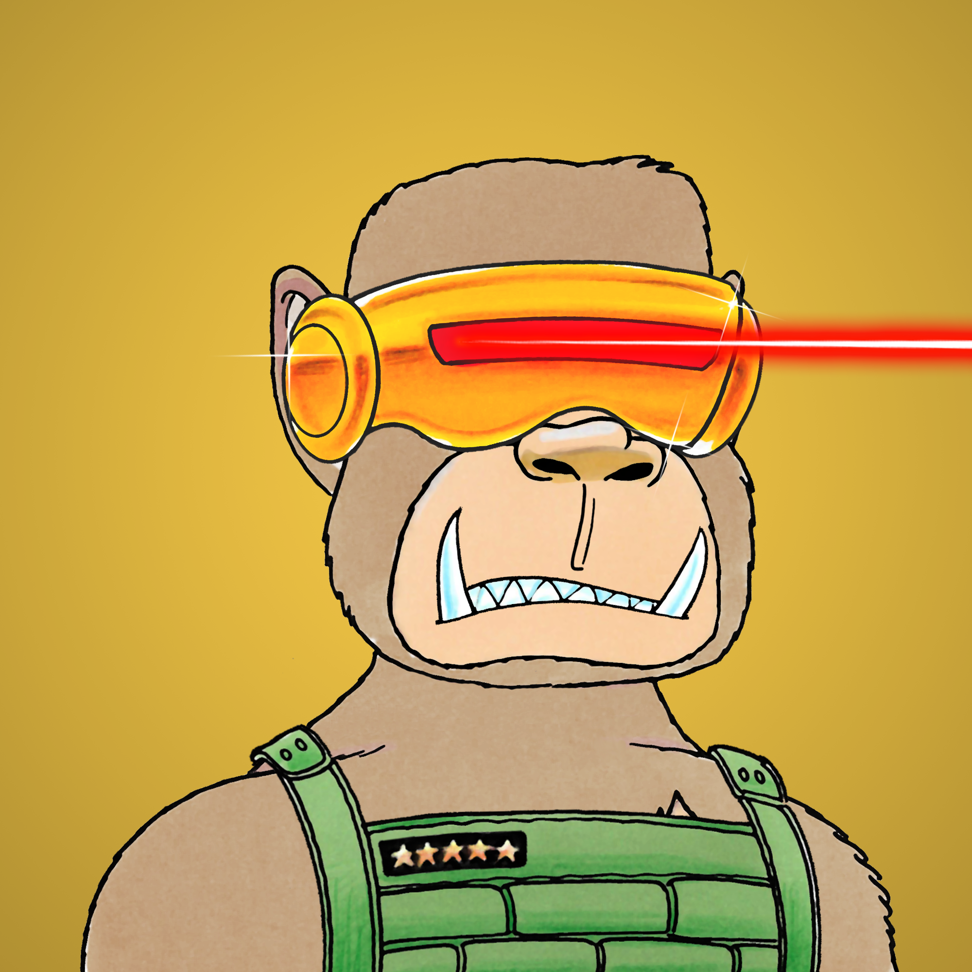 George Trosley - Jungle Freaks - Jungle Freak 7742 - NFT # 7742