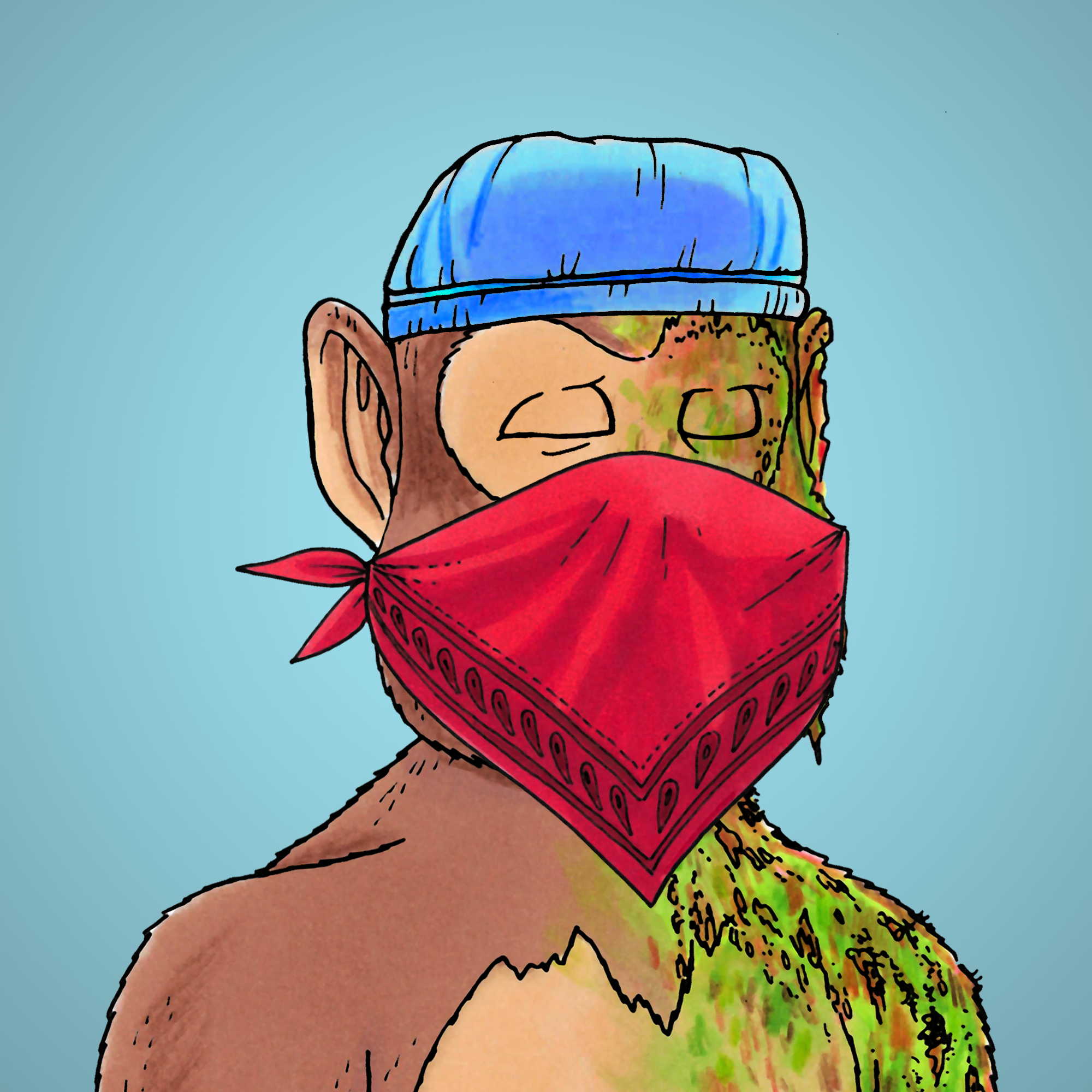 George Trosley - Jungle Freaks - Jungle Freak 7743 - NFT # 7743