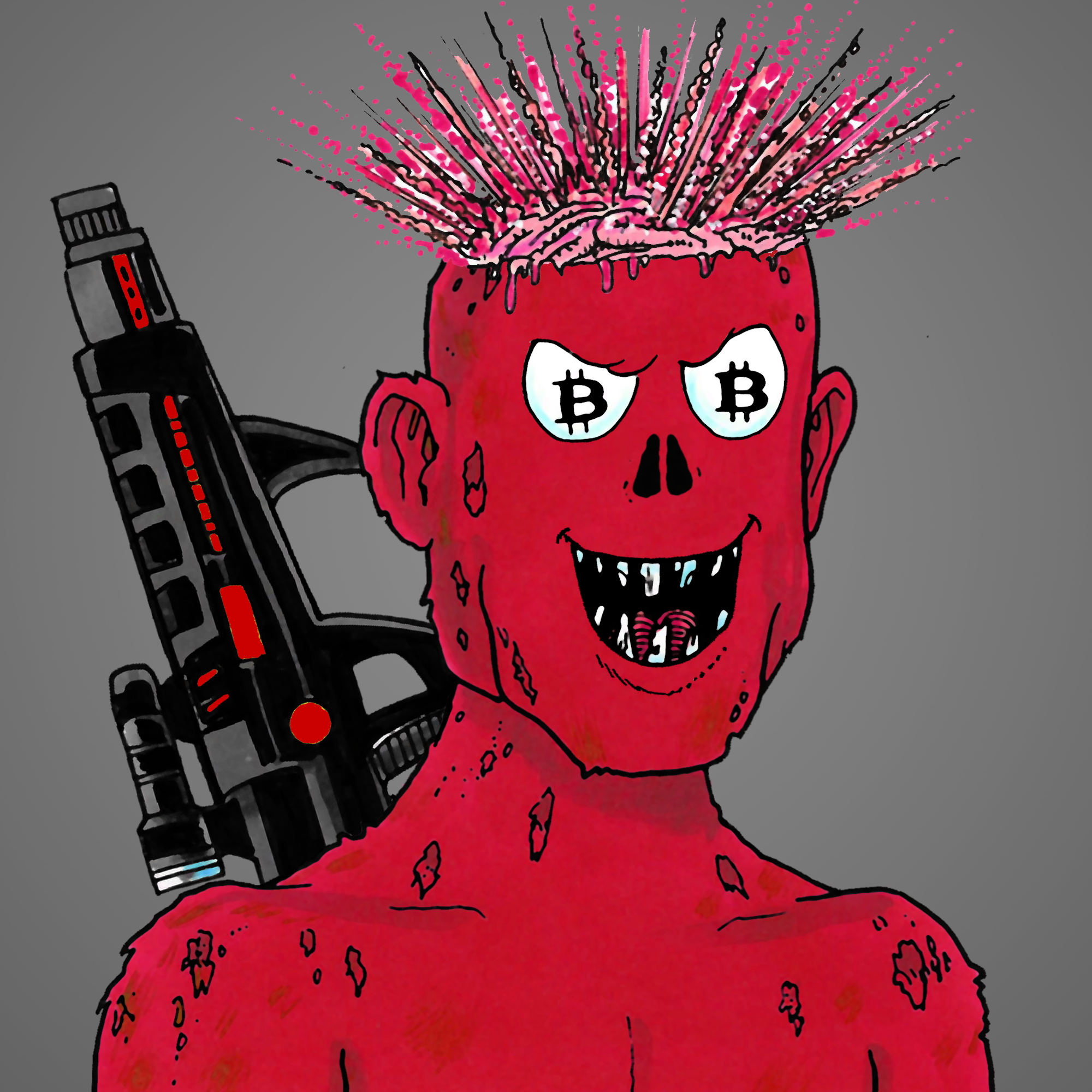 George Trosley - Jungle Freaks - Jungle Freak 7744 - NFT # 7744