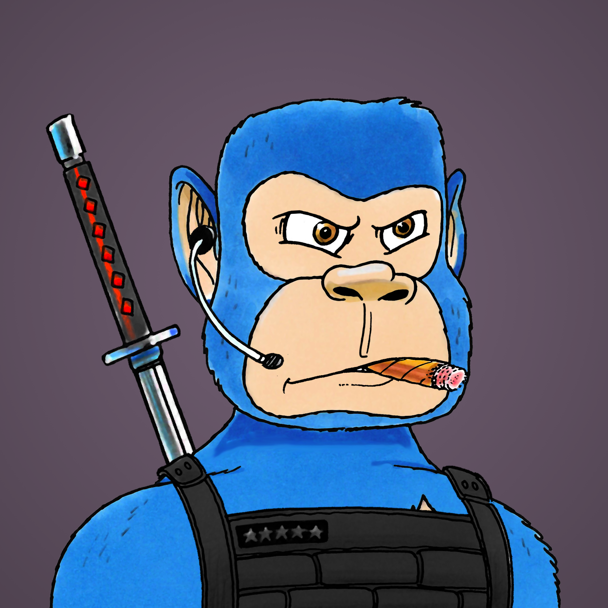 George Trosley - Jungle Freaks - Jungle Freak 7747 - NFT # 7747