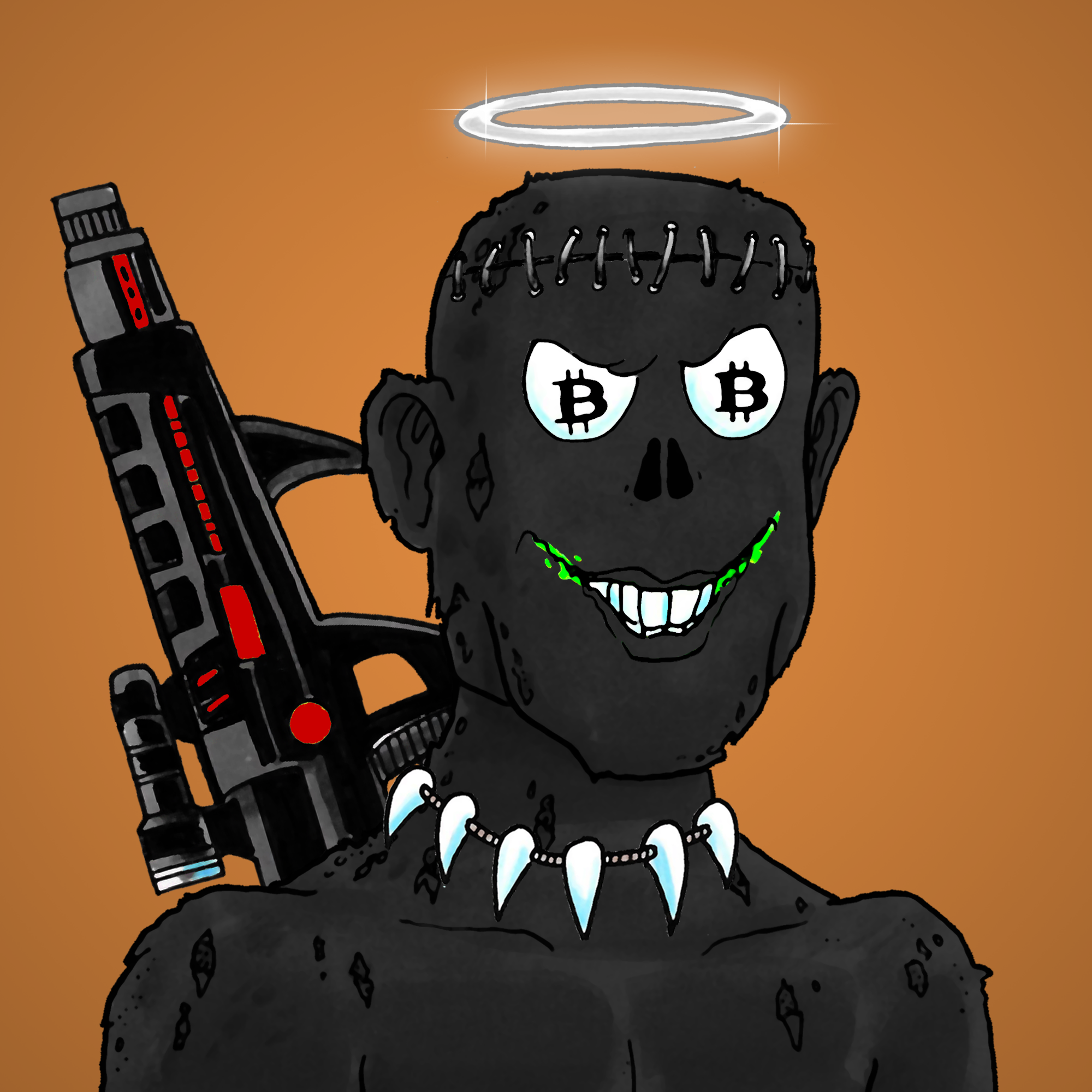 George Trosley - Jungle Freaks - Jungle Freak 7748 - NFT # 7748