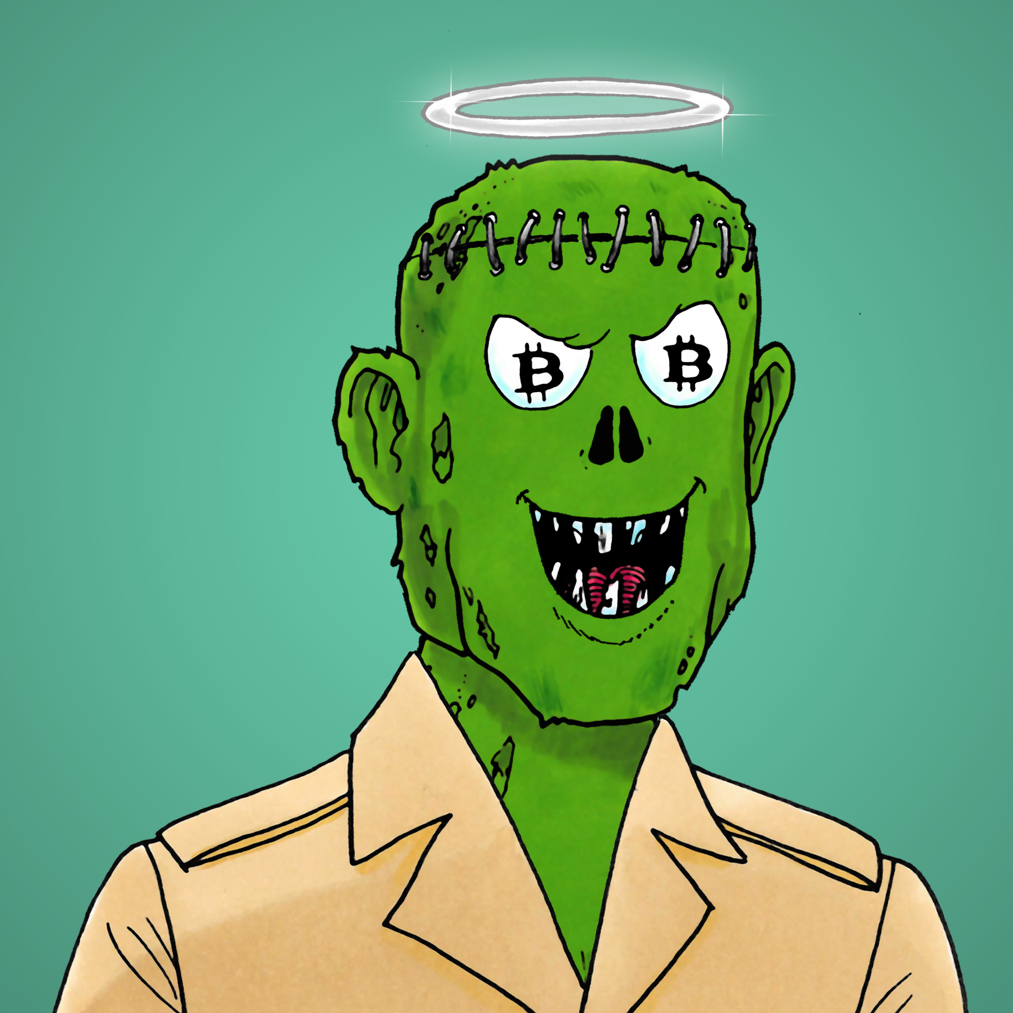 George Trosley - Jungle Freaks - Jungle Freak 7749 - NFT # 7749