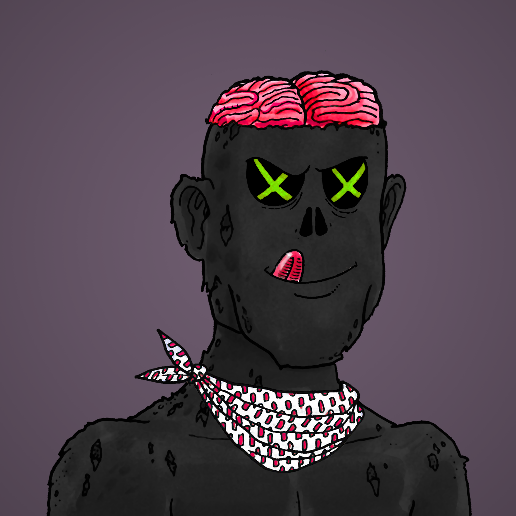 George Trosley - Jungle Freaks - Jungle Freak 7755 - NFT # 7755