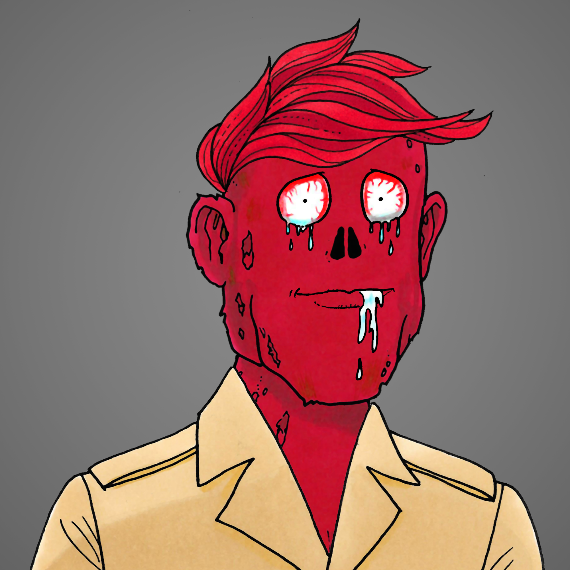 George Trosley - Jungle Freaks - Jungle Freak 7756 - NFT # 7756