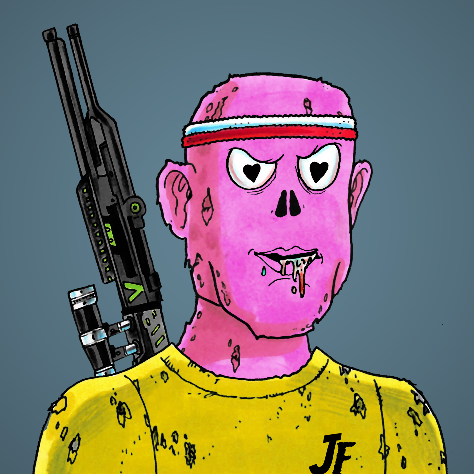 George Trosley - Jungle Freaks - Jungle Freak 7757 - NFT # 7757