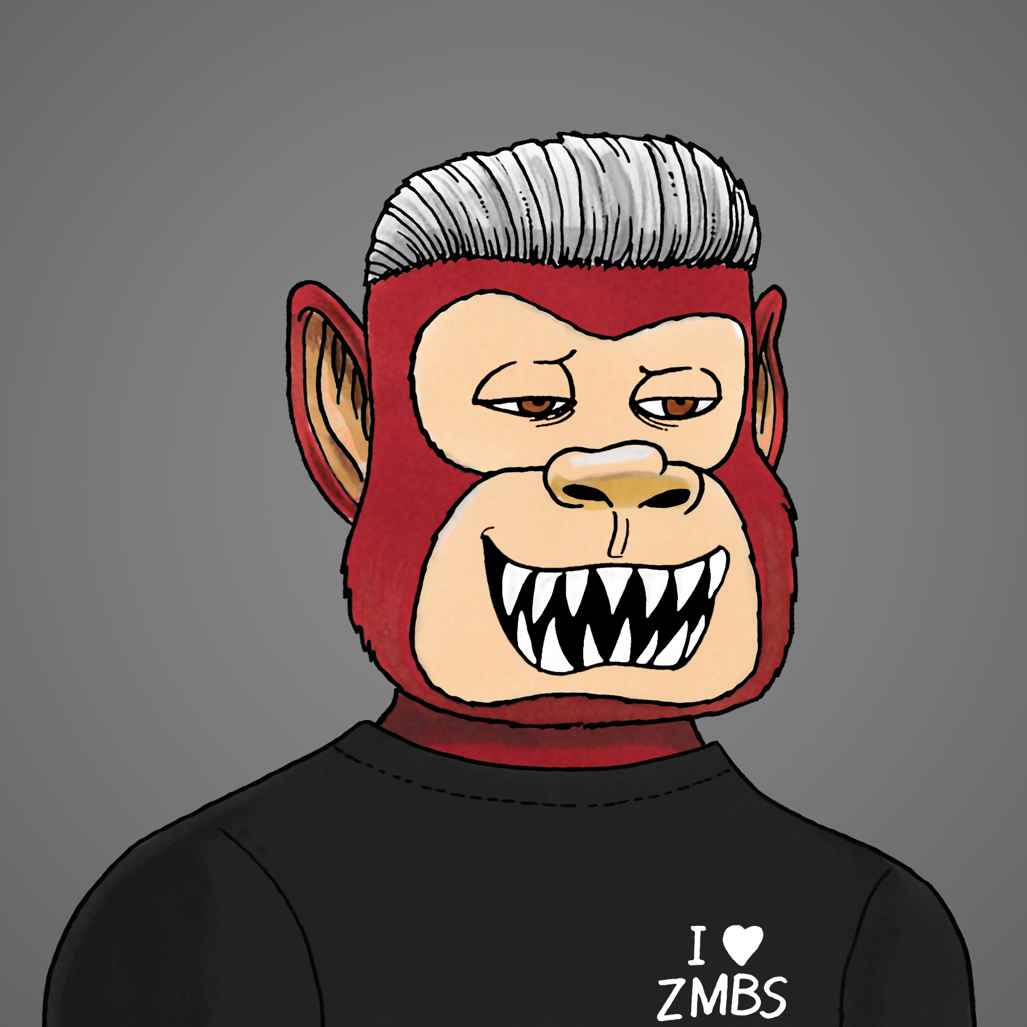 George Trosley - Jungle Freaks - Jungle Freak 7774 - NFT # 7774