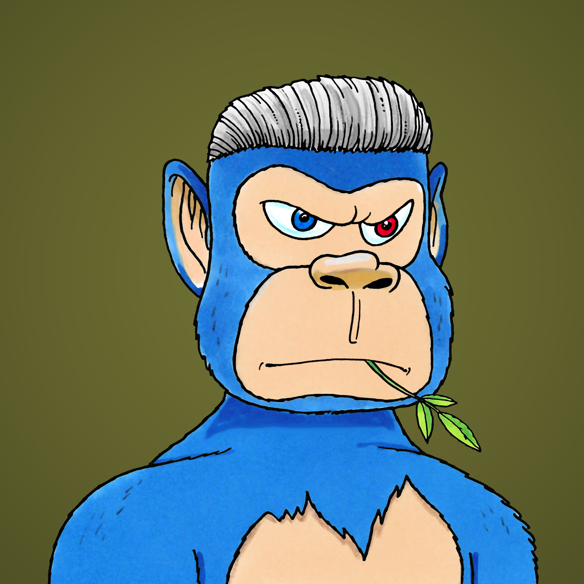 George Trosley - Jungle Freaks - Jungle Freak 7777 - NFT # 7777