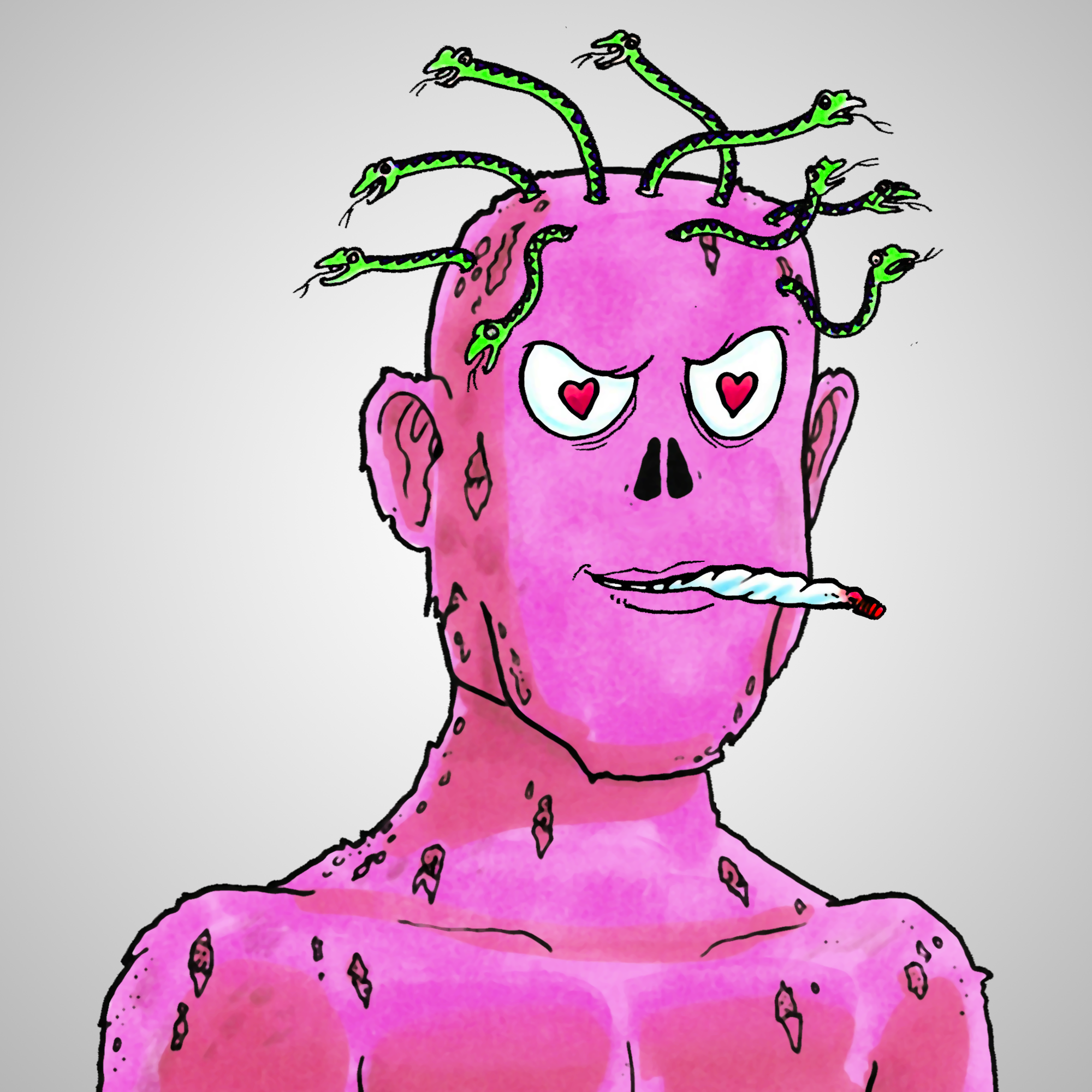 George Trosley - Jungle Freaks - Jungle Freak 7778 - NFT # 7778