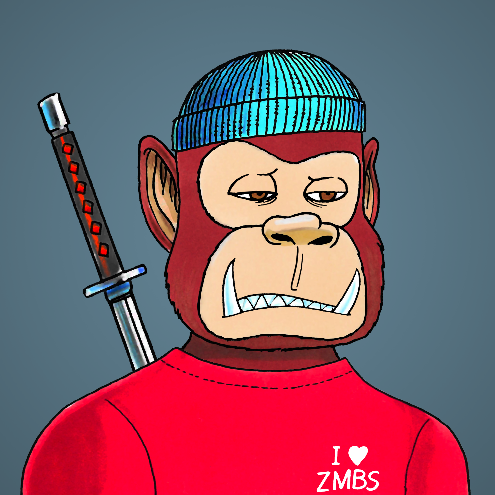 George Trosley - Jungle Freaks - Jungle Freak 7779 - NFT # 7779