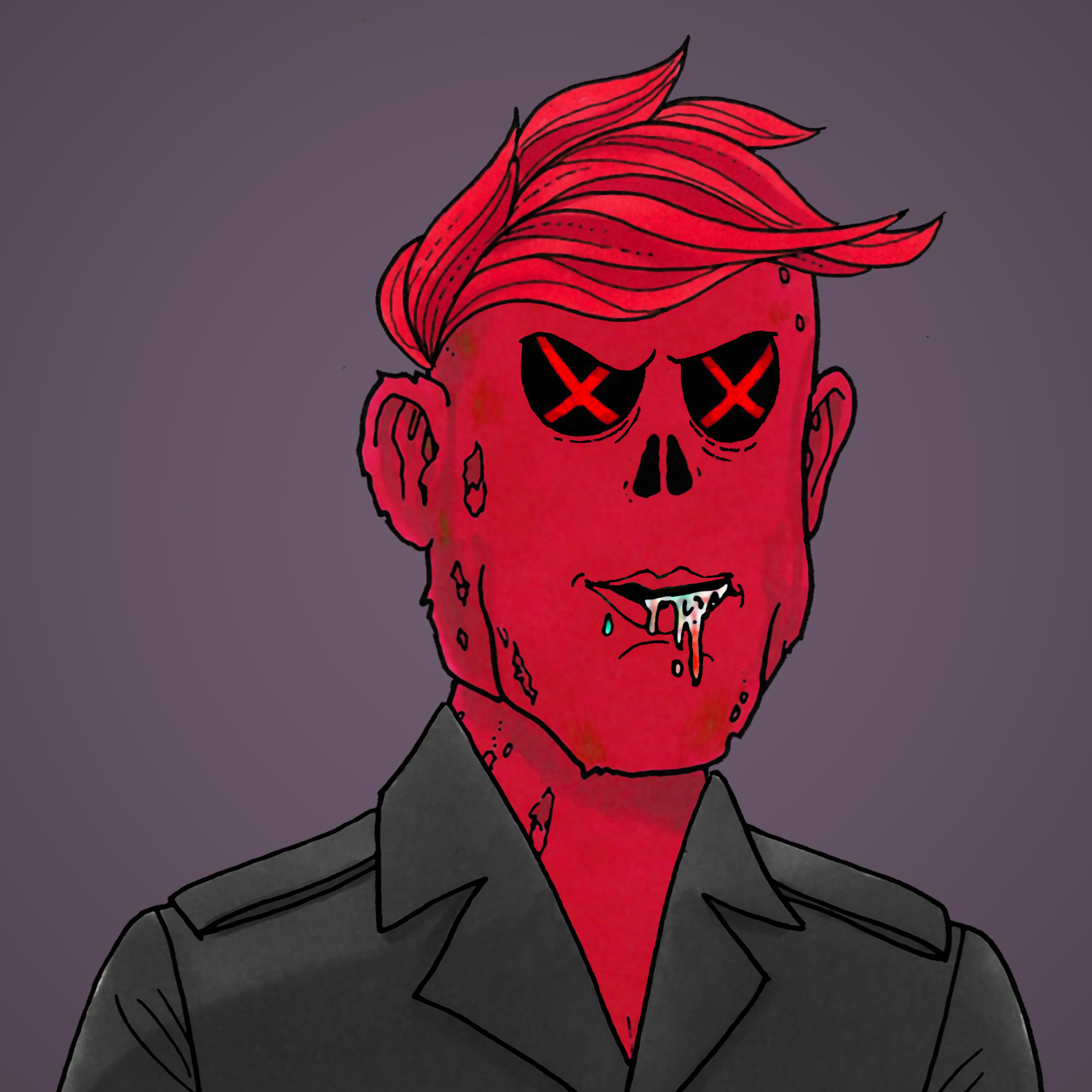 George Trosley - Jungle Freaks - Jungle Freak 7782 - NFT # 7782