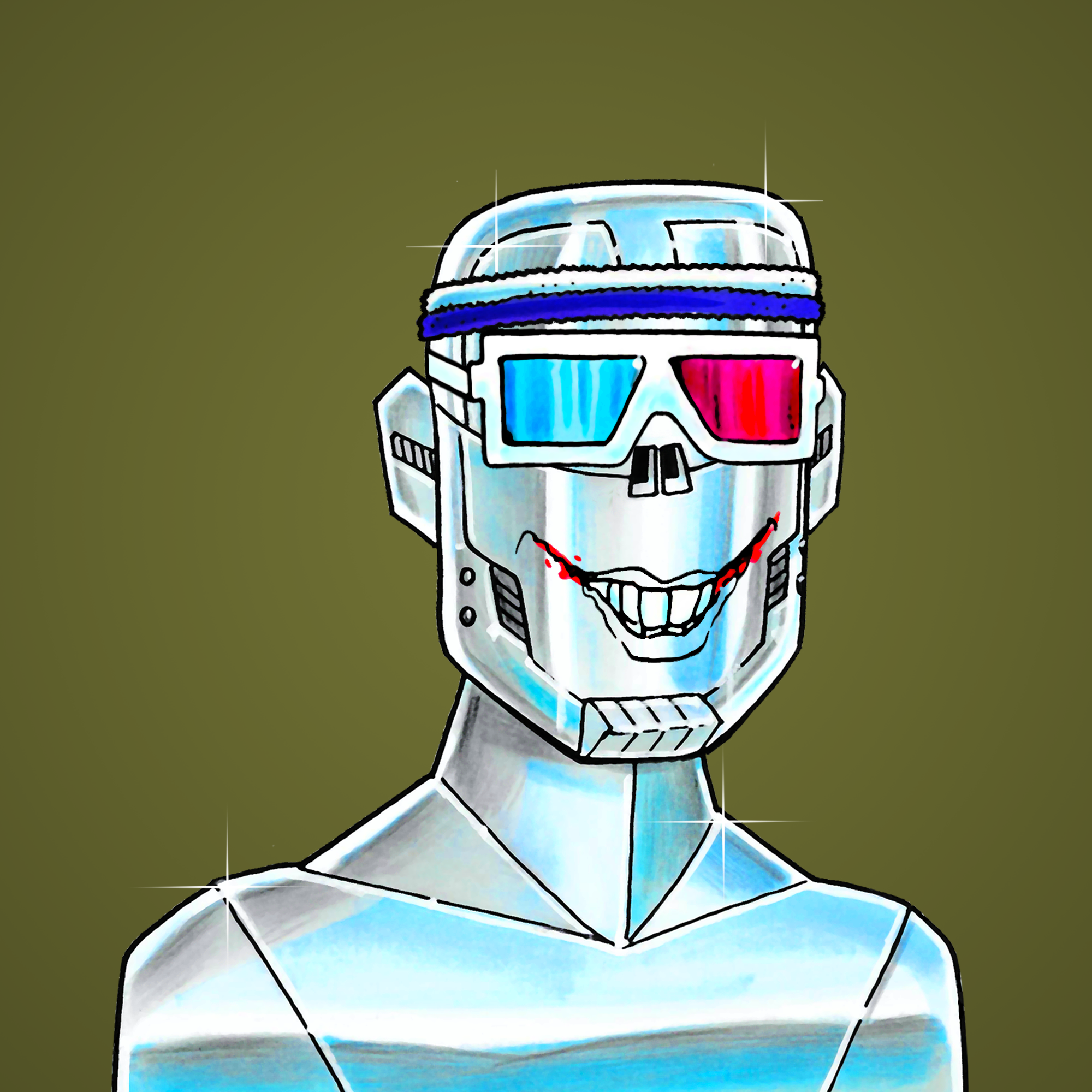 George Trosley - Jungle Freaks - Jungle Freak 7793 - NFT # 7793