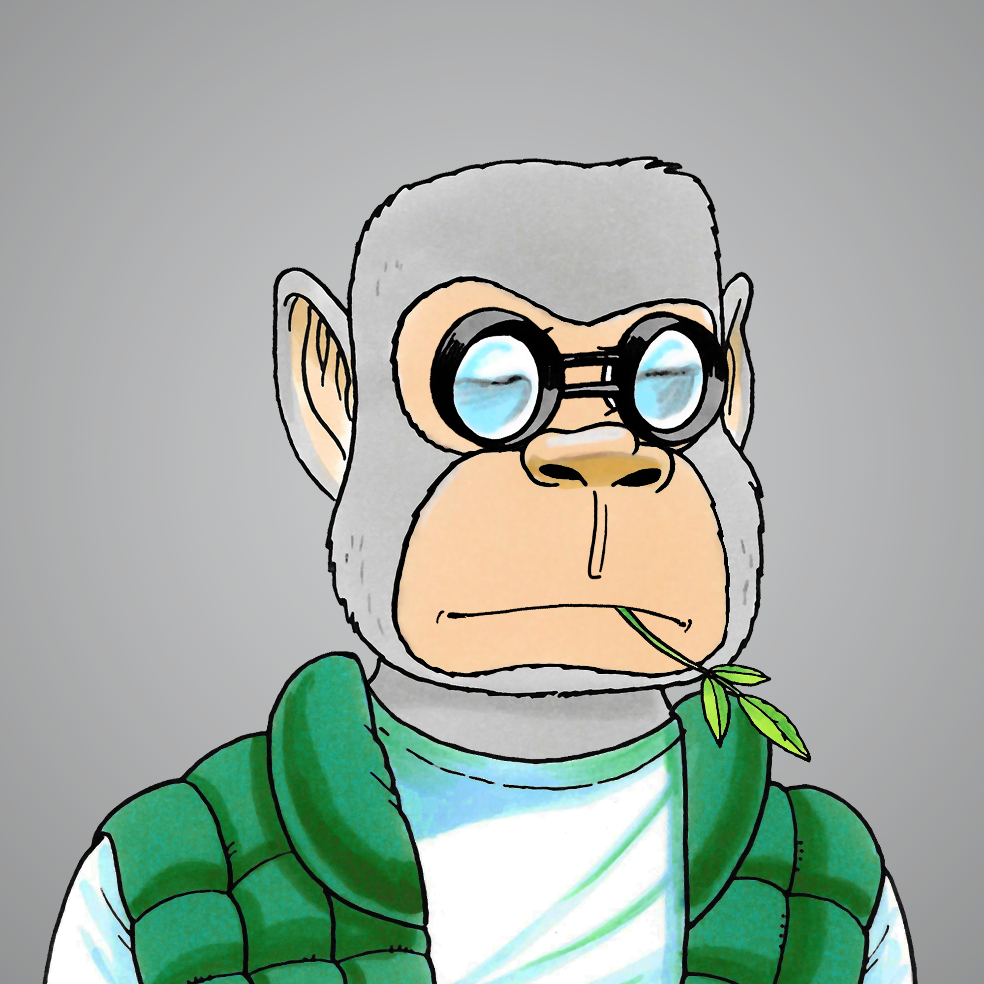 George Trosley - Jungle Freaks - Jungle Freak 7802 - NFT # 7802