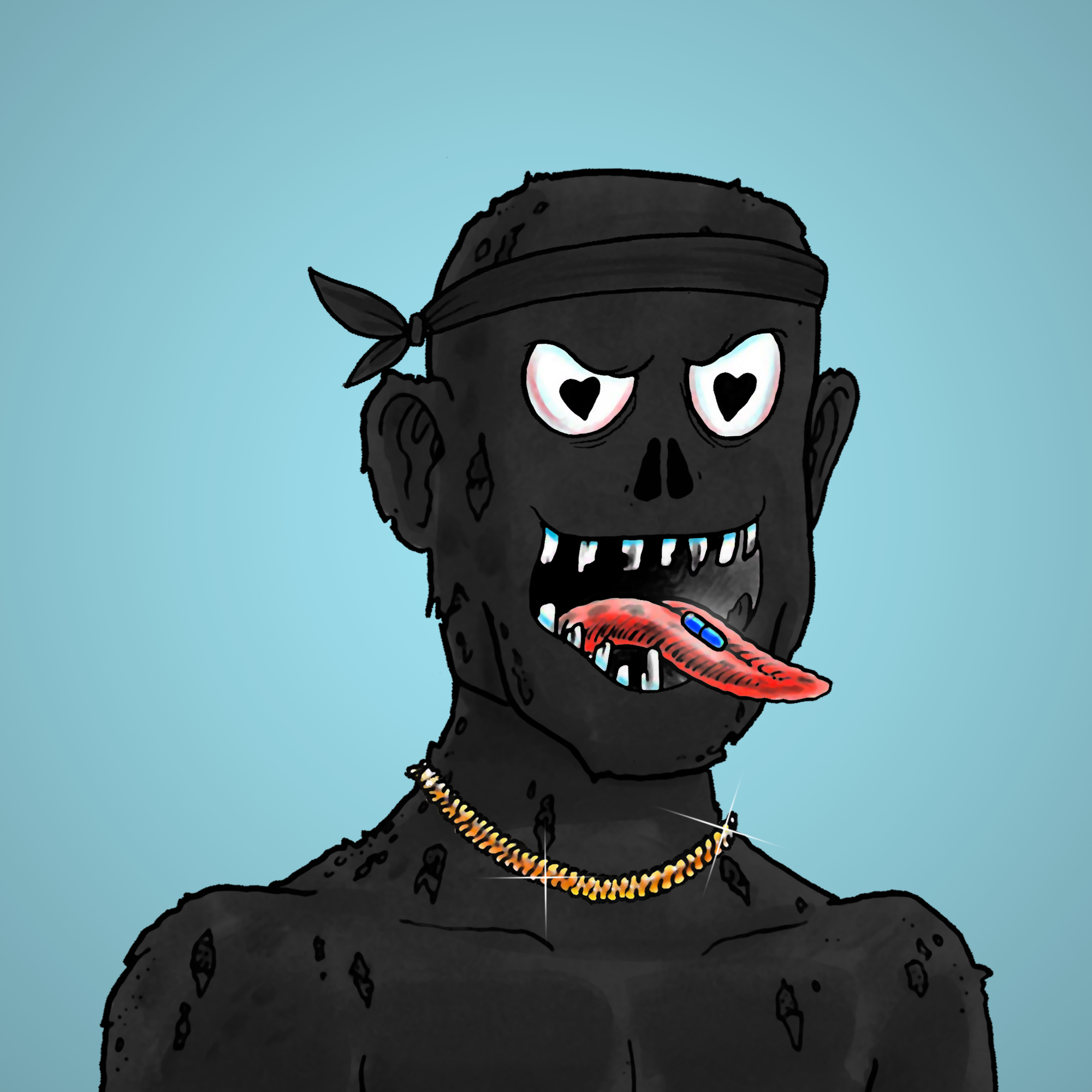 George Trosley - Jungle Freaks - Jungle Freak 7803 - NFT # 7803