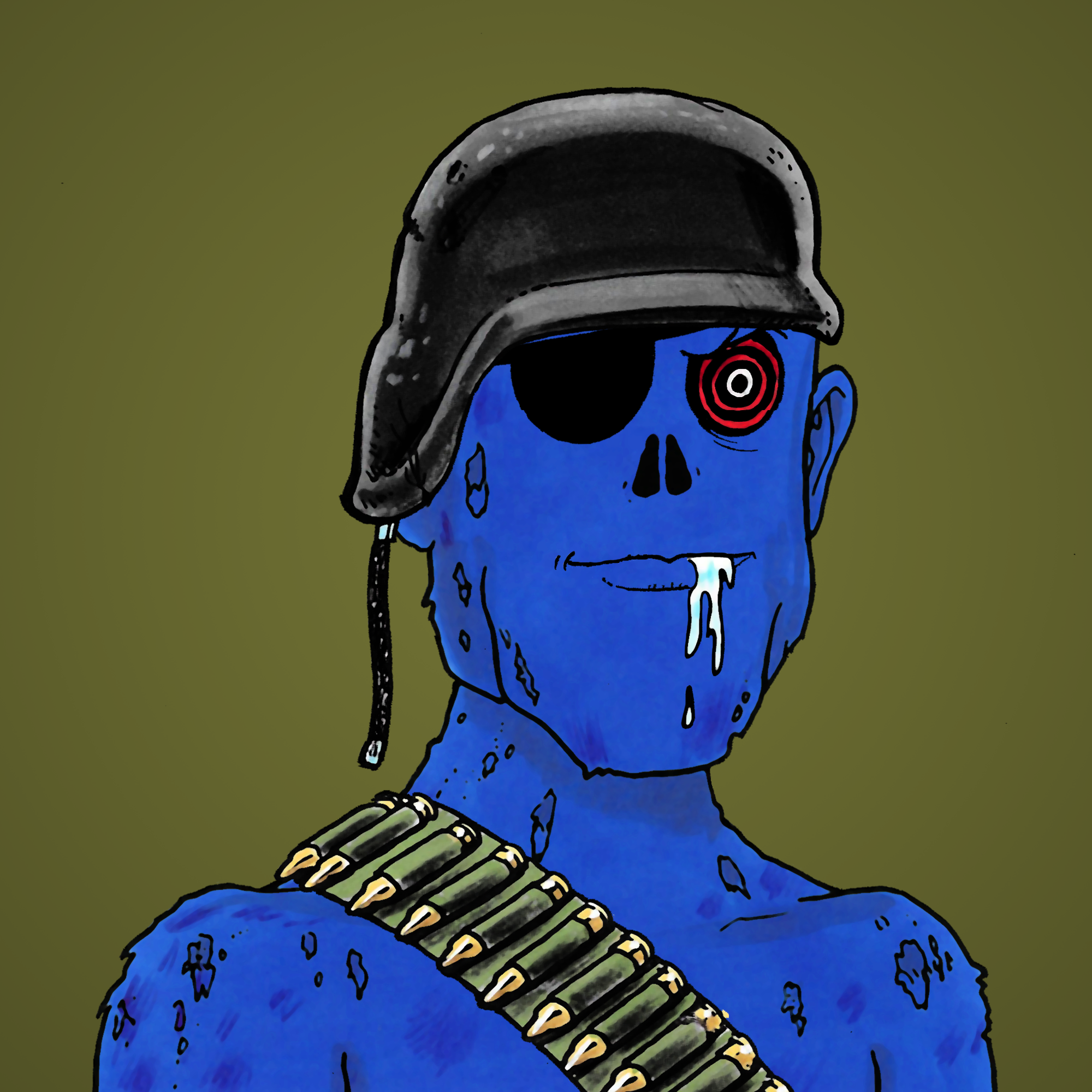 George Trosley - Jungle Freaks - Jungle Freak 7805 - NFT # 7805