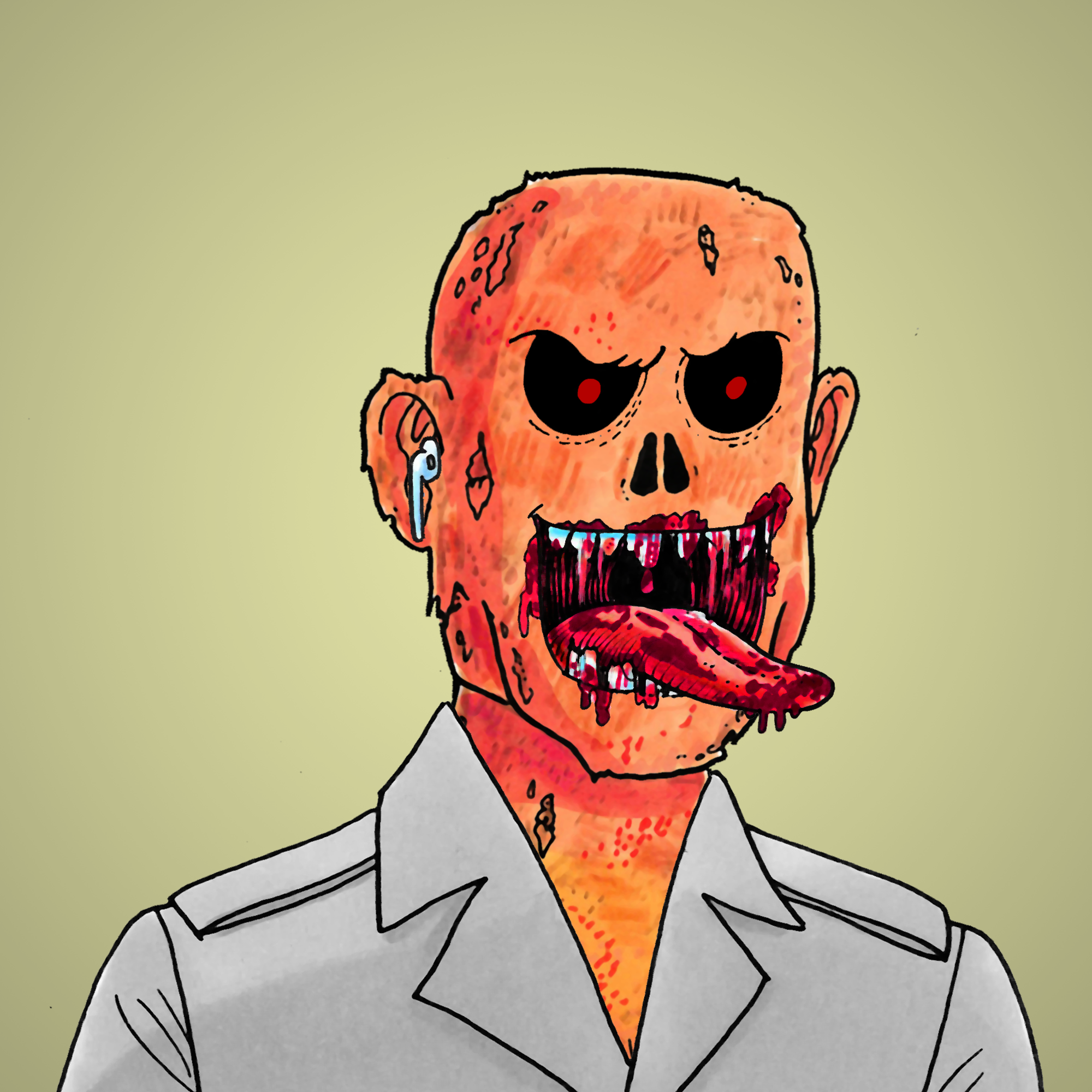 George Trosley - Jungle Freaks - Jungle Freak 7806 - NFT # 7806