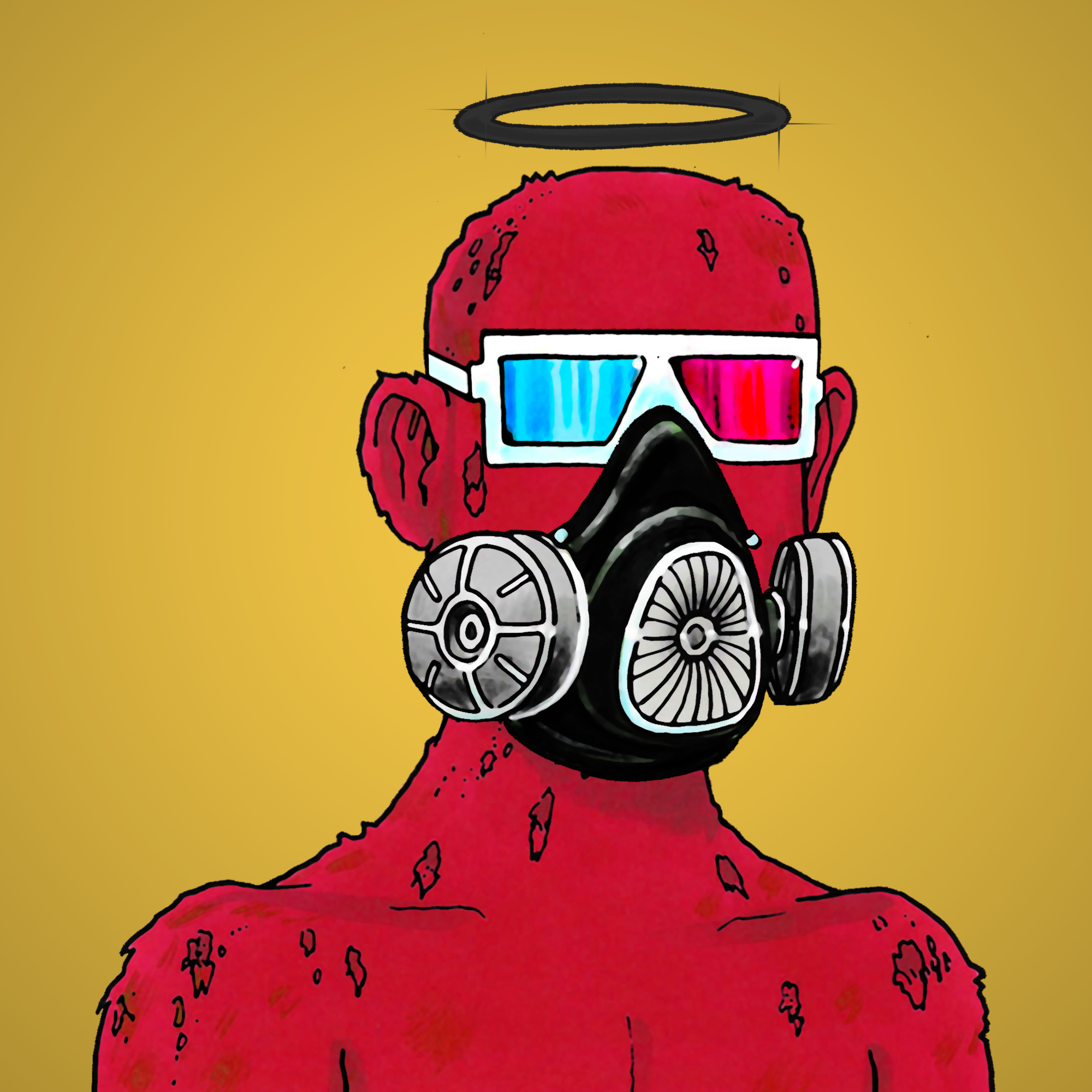 George Trosley - Jungle Freaks - Jungle Freak 7811 - NFT # 7811