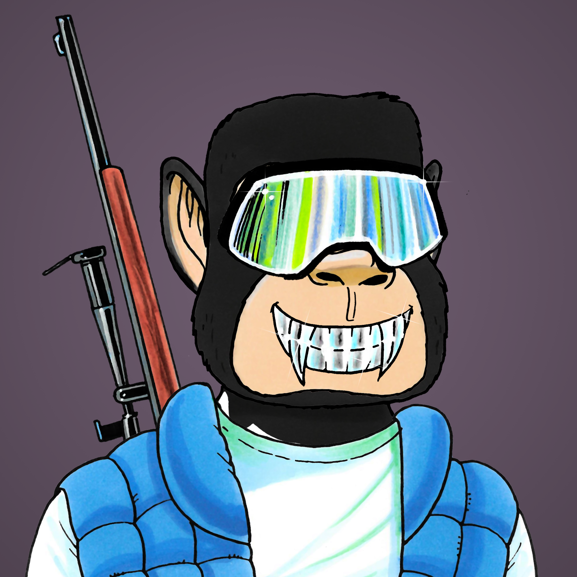 George Trosley - Jungle Freaks - Jungle Freak 7814 - NFT # 7814