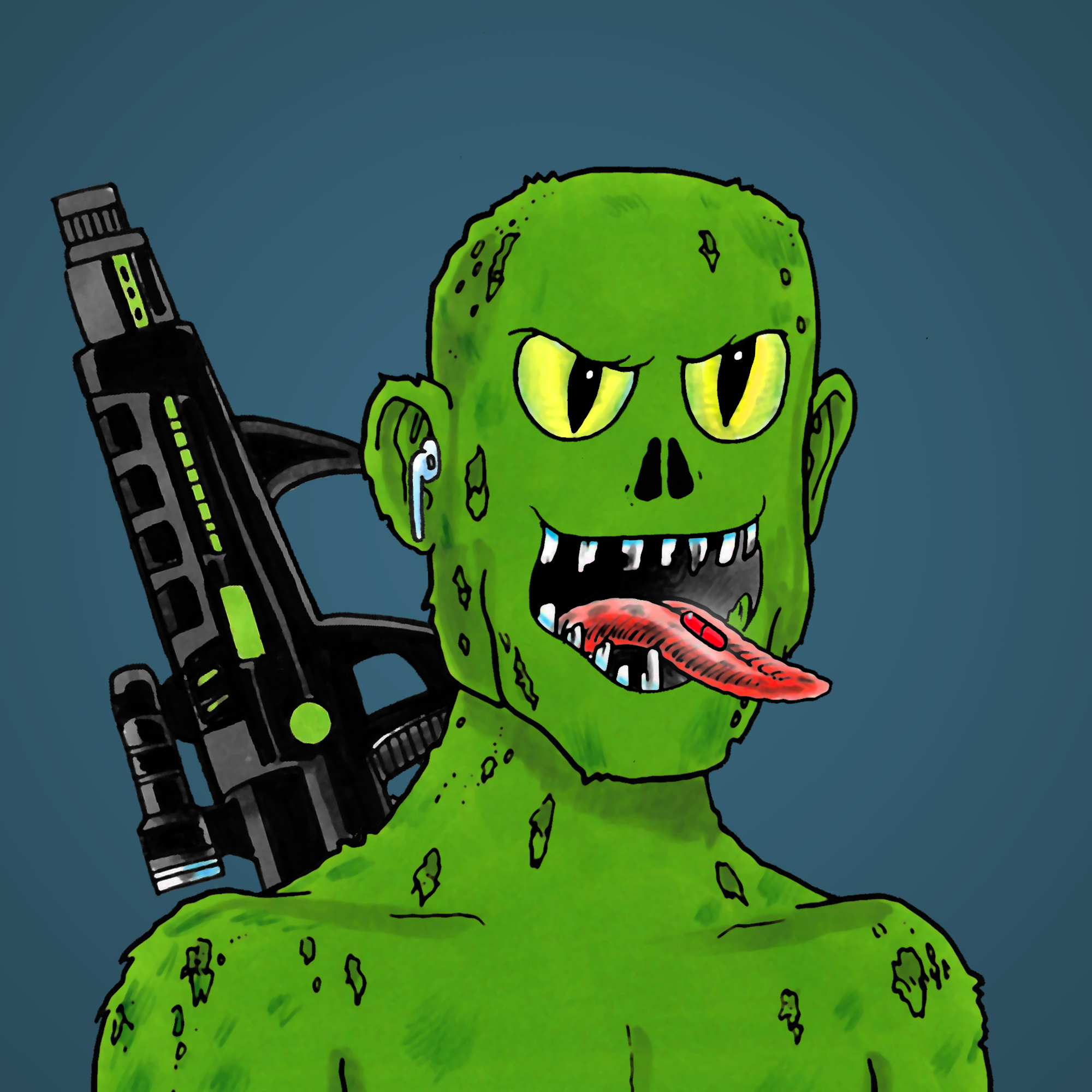 George Trosley - Jungle Freaks - Jungle Freak 7819 - NFT # 7819