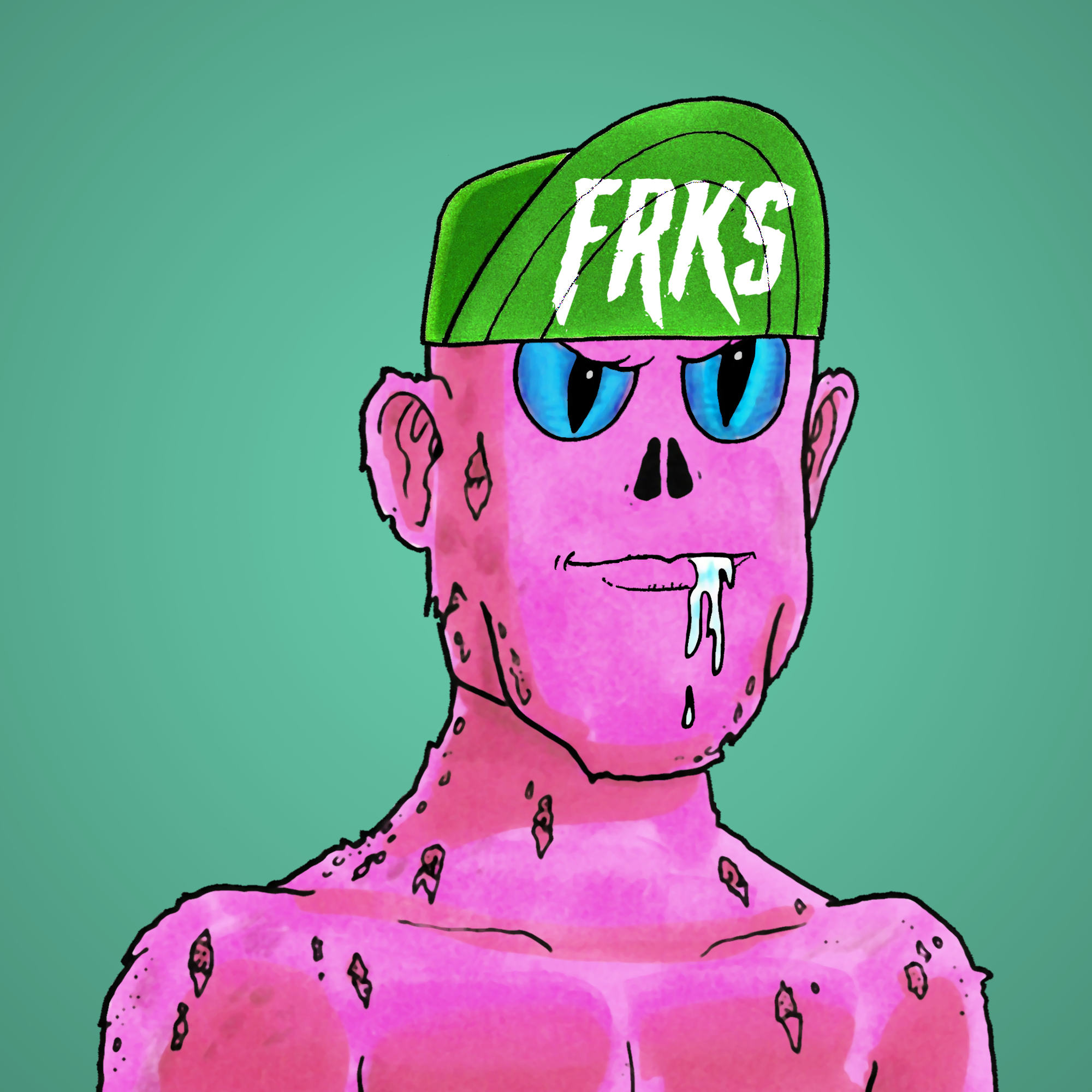 George Trosley - Jungle Freaks - Jungle Freak 7823 - NFT # 7823