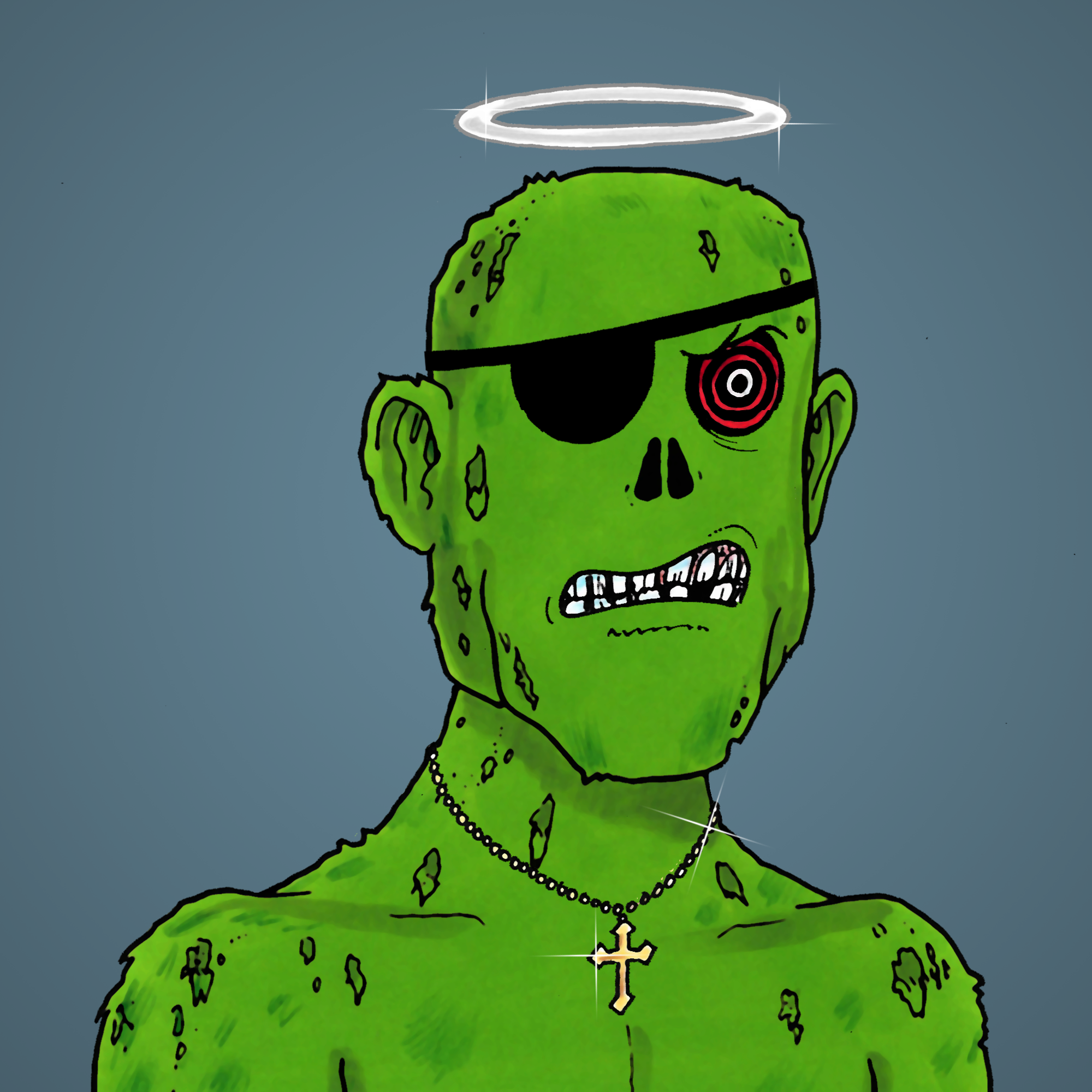 George Trosley - Jungle Freaks - Jungle Freak 7831 - NFT # 7831