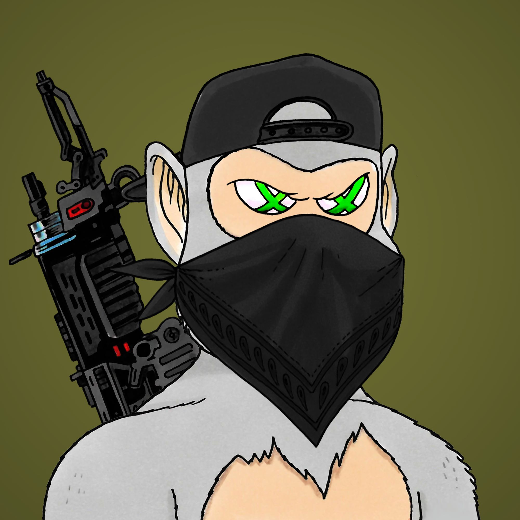 George Trosley - Jungle Freaks - Jungle Freak 785 - NFT # 785