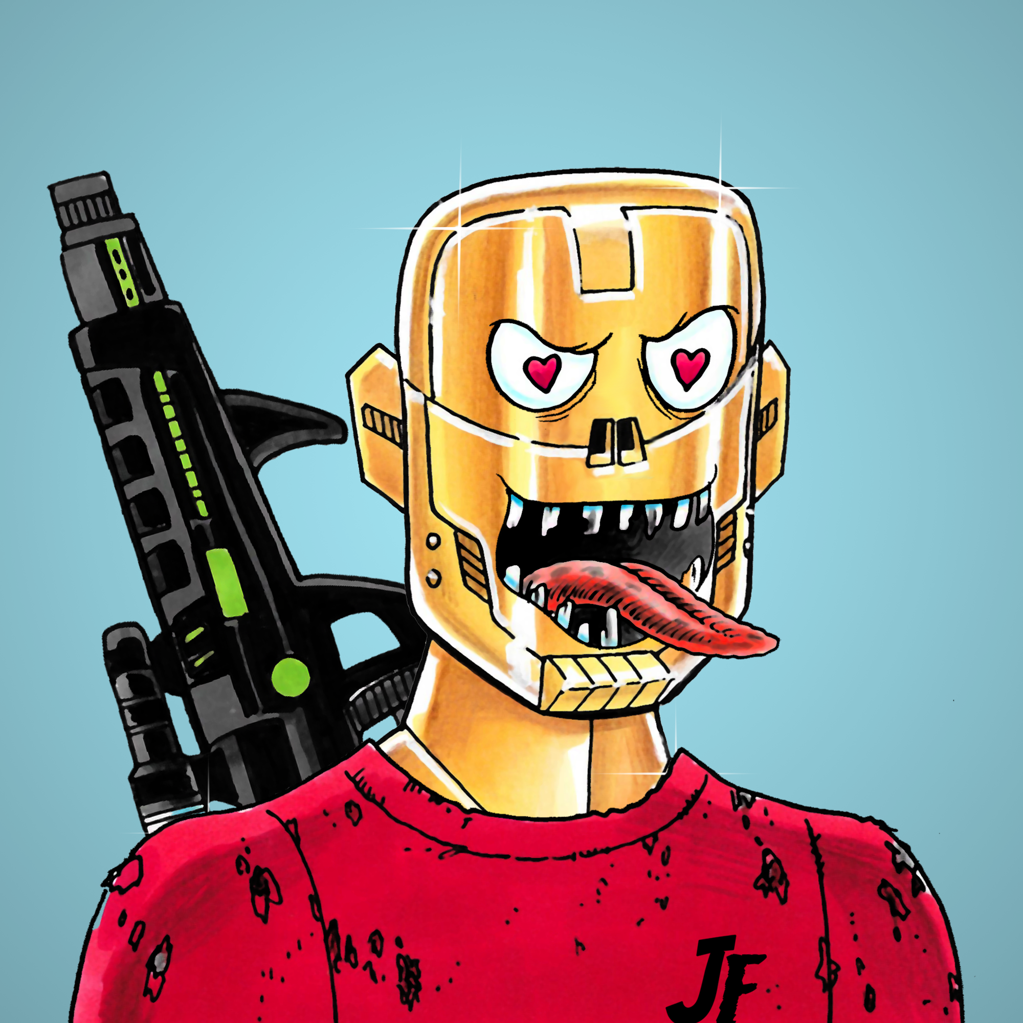 George Trosley - Jungle Freaks - Jungle Freak 7852 - NFT # 7852