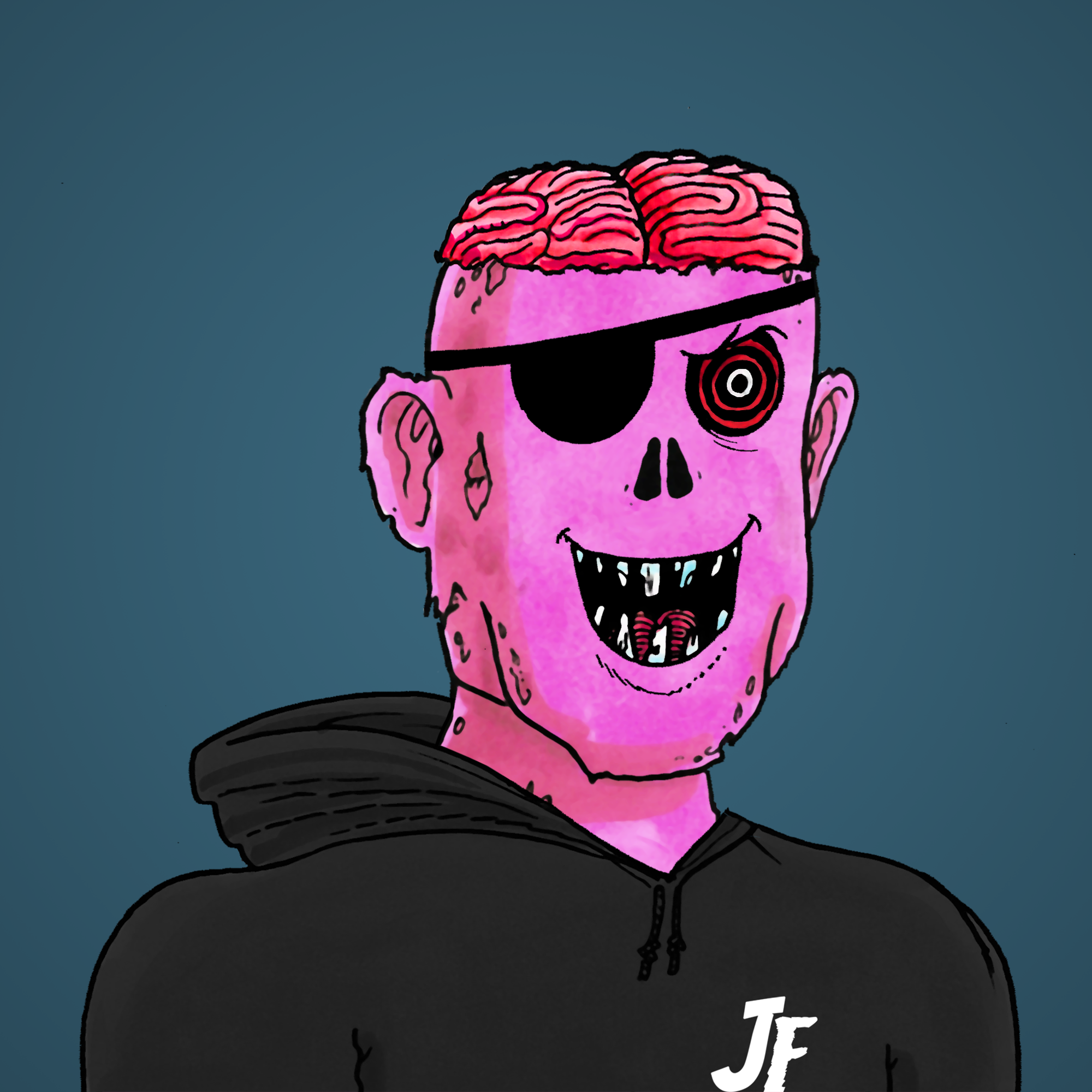 George Trosley - Jungle Freaks - Jungle Freak 7857 - NFT # 7857