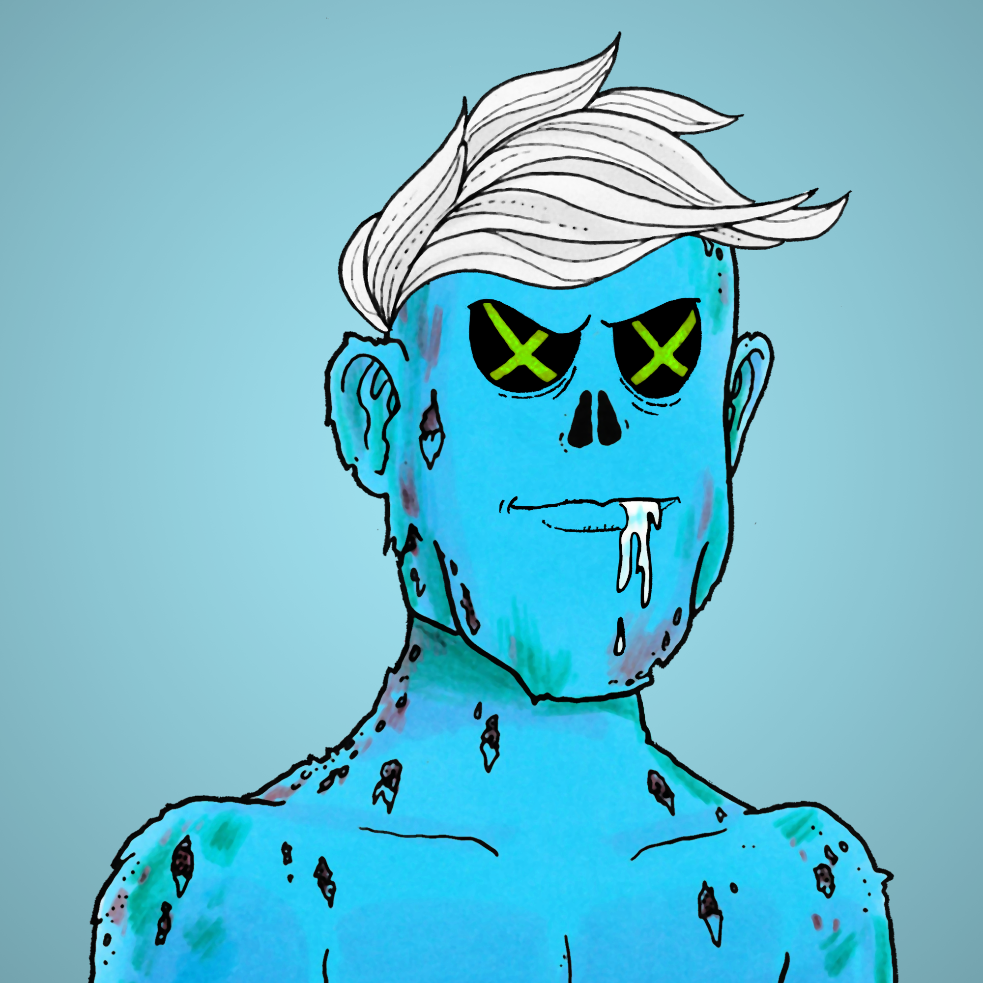 George Trosley - Jungle Freaks - Jungle Freak 786 - NFT # 786